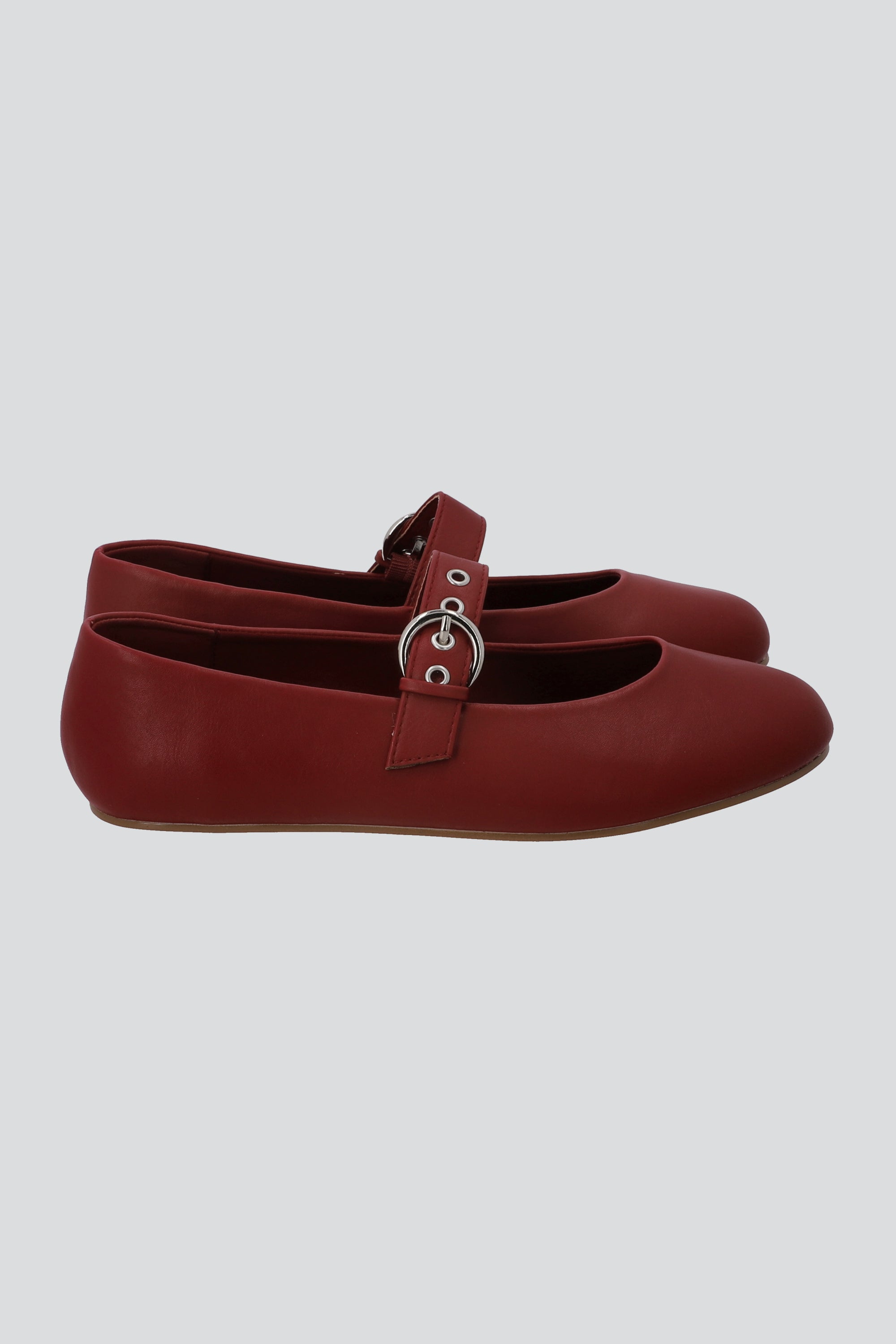Flat mary jane sueve sencilla ROJO