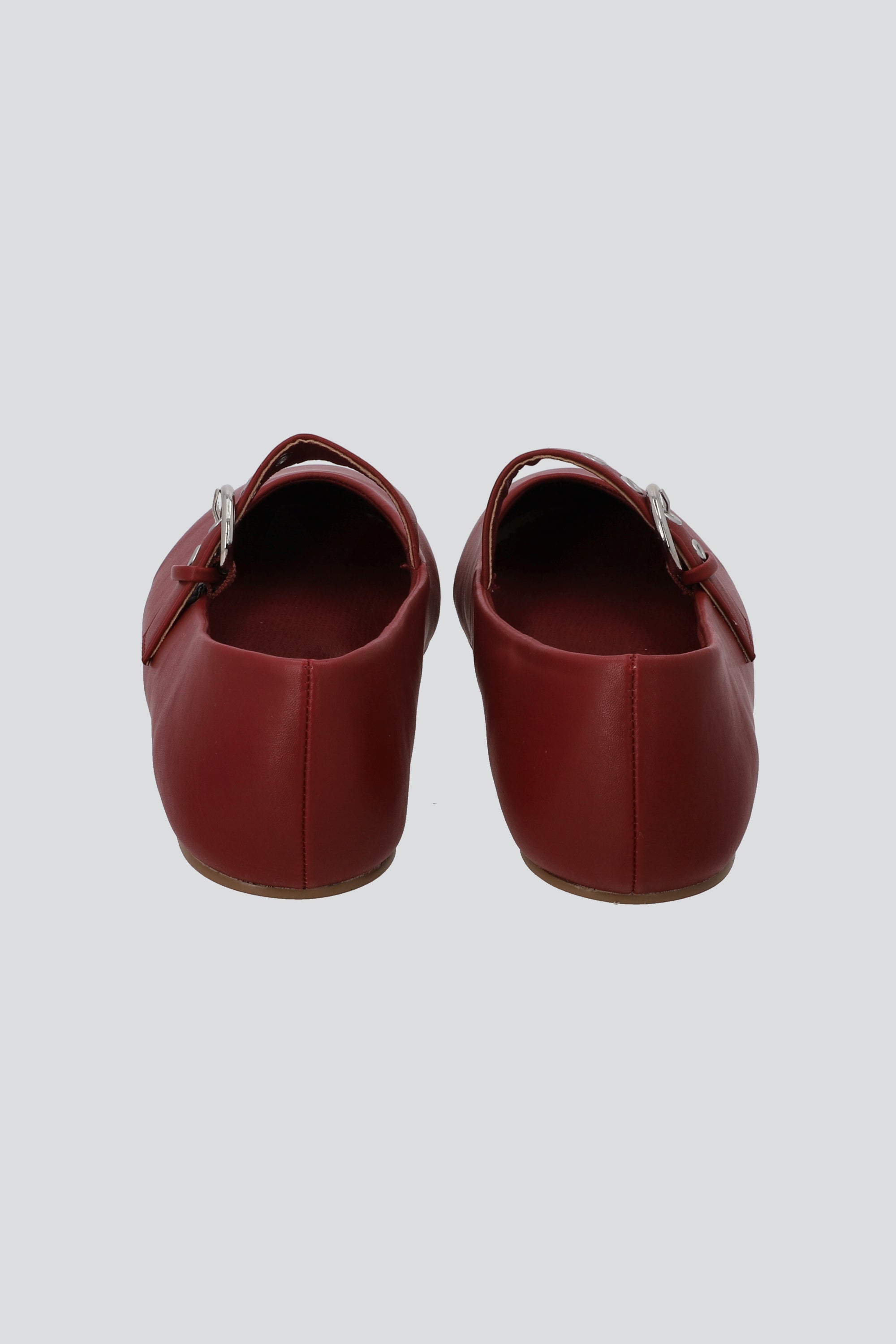 Flat mary jane sueve sencilla ROJO