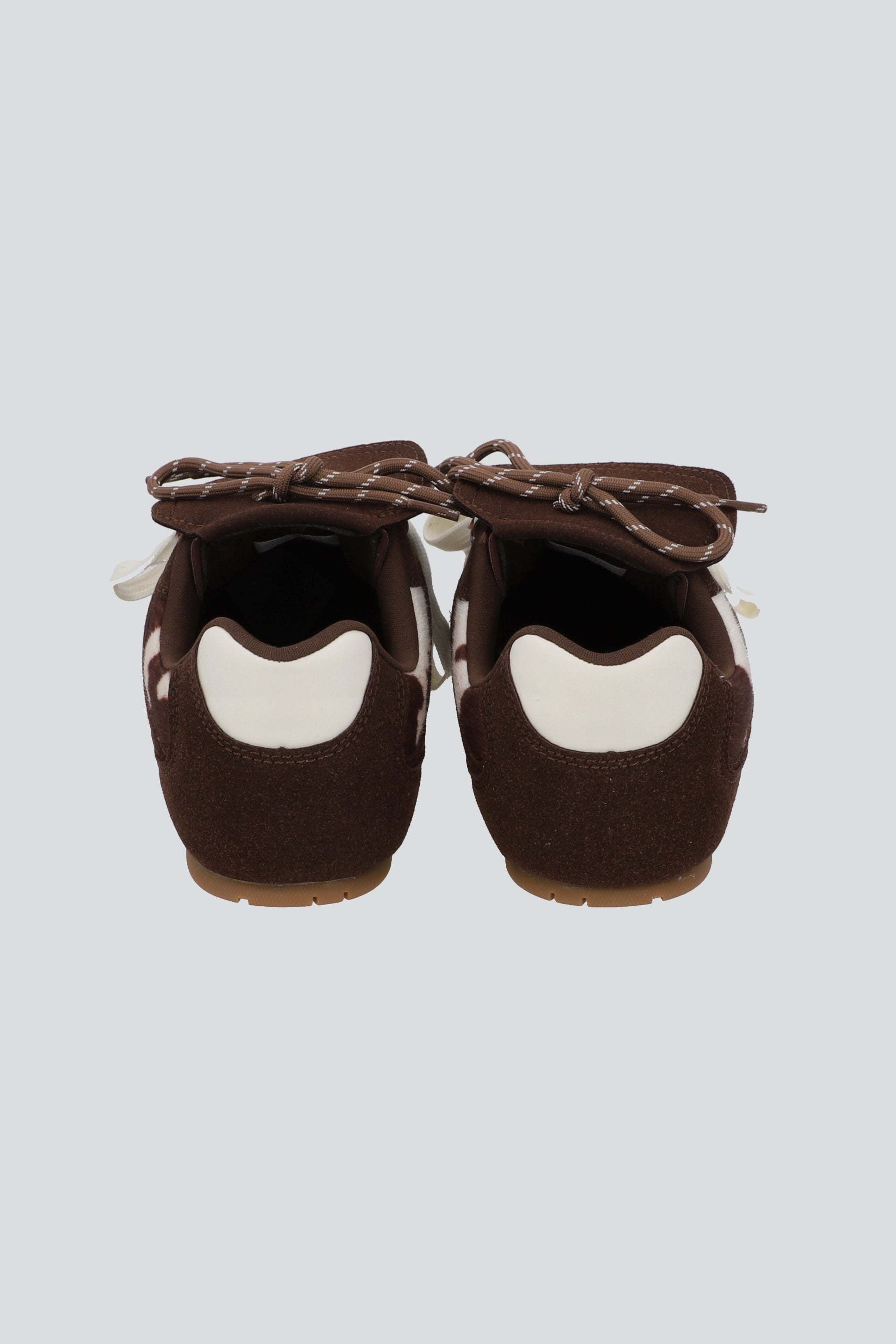 Tenis secciones lengueta anial print CAFE