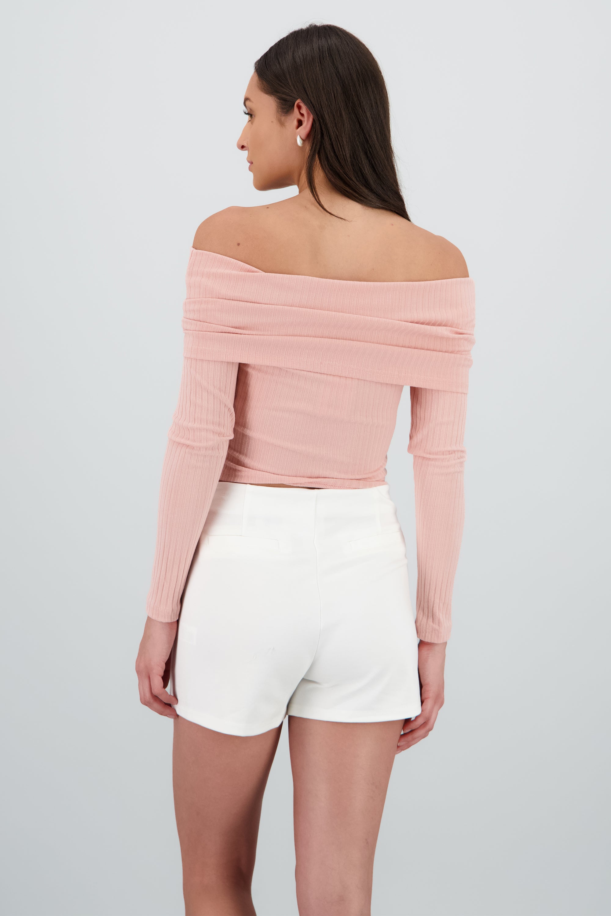 TOP OFF SHOULDER SEAMLESS PALO DE ROSA