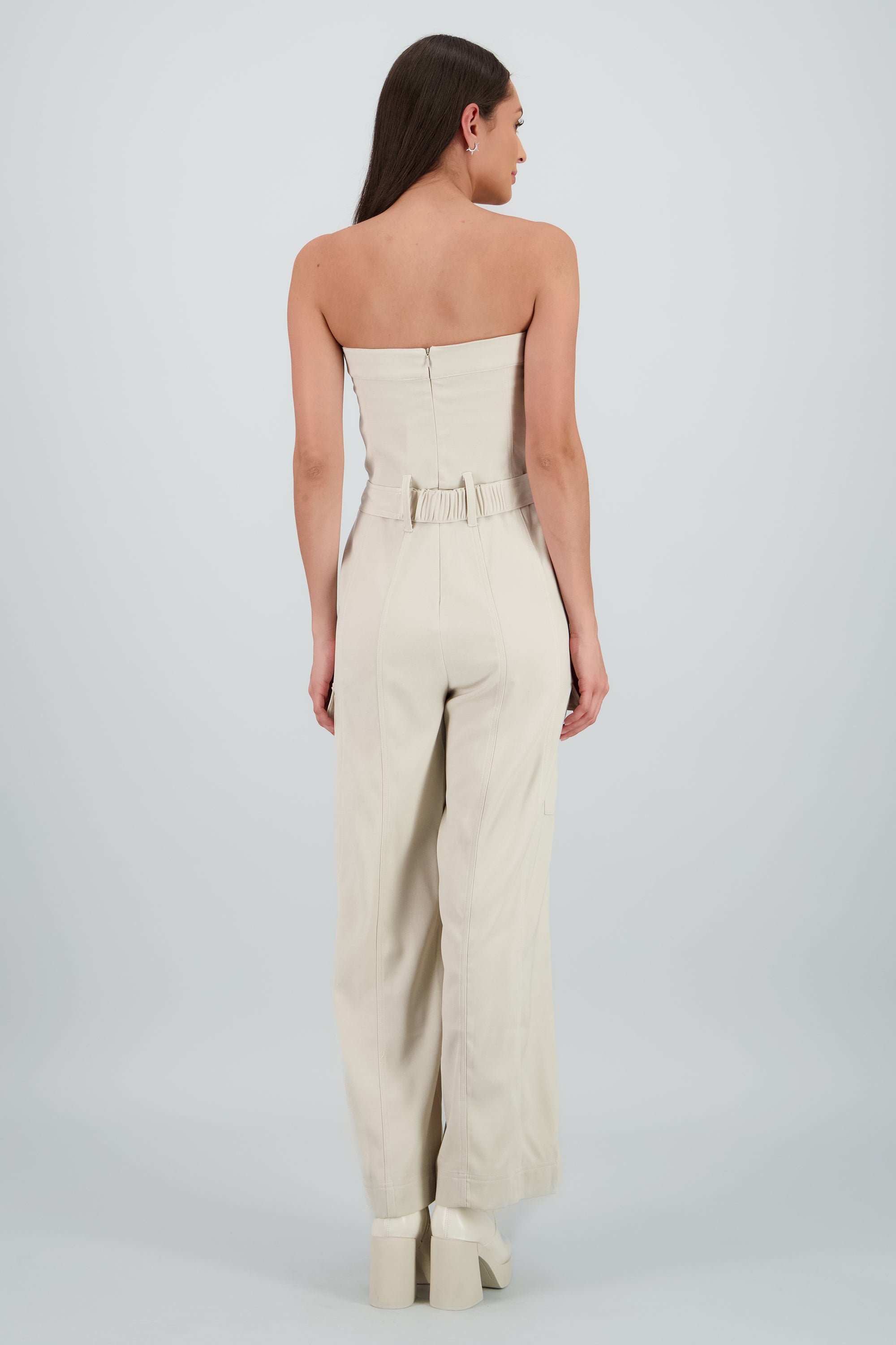 Jumspuit liso cargo CREMA
