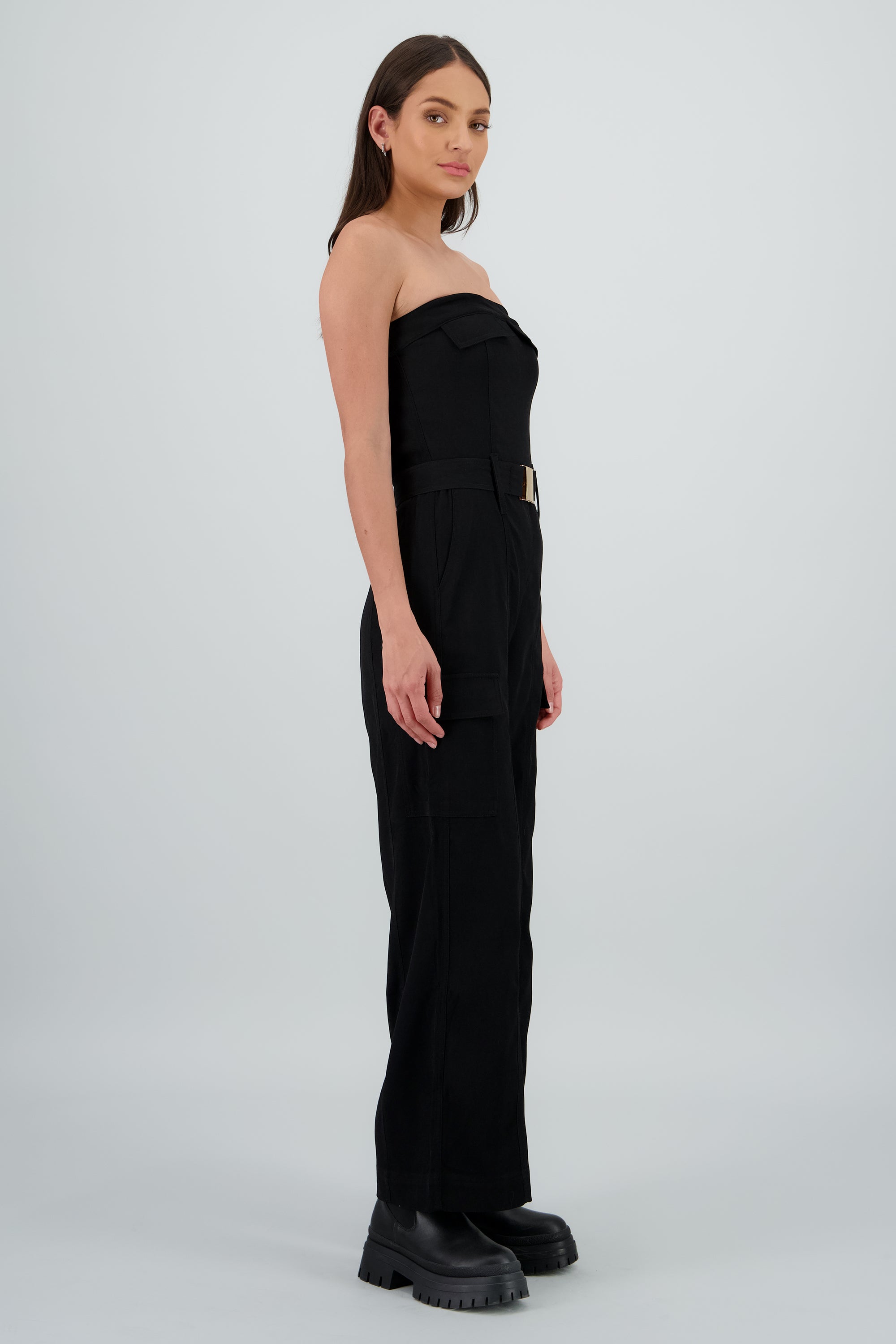 Jumspuit liso cargo NEGRO