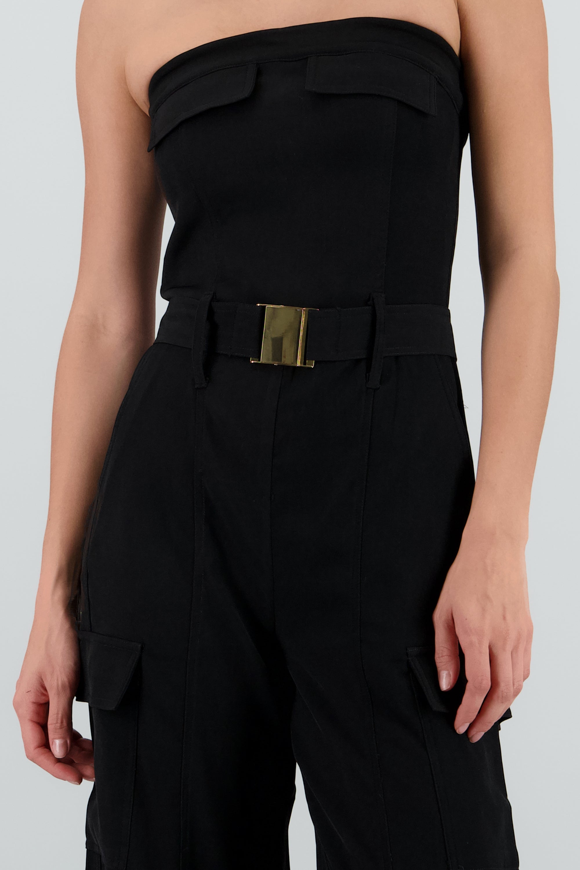 Jumspuit liso cargo NEGRO