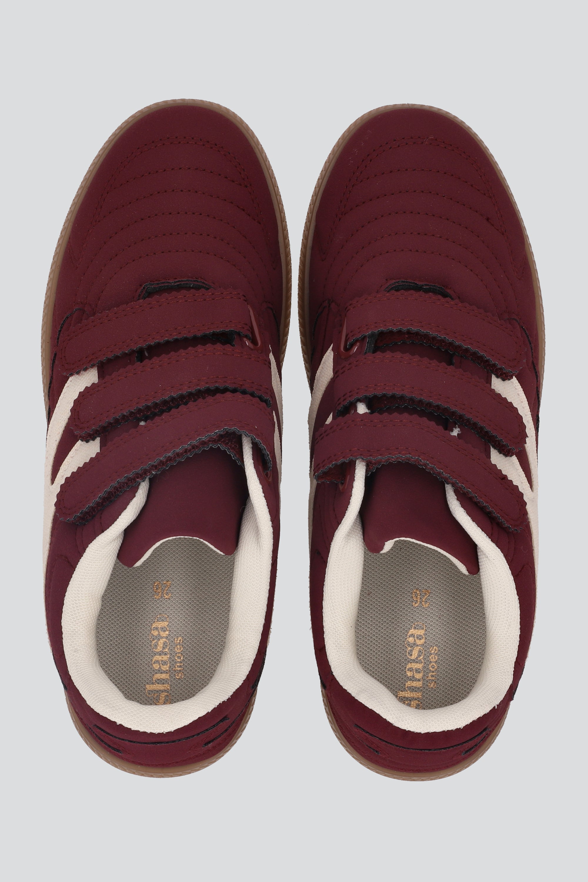 TENIS TIRA VELCHRO VINO