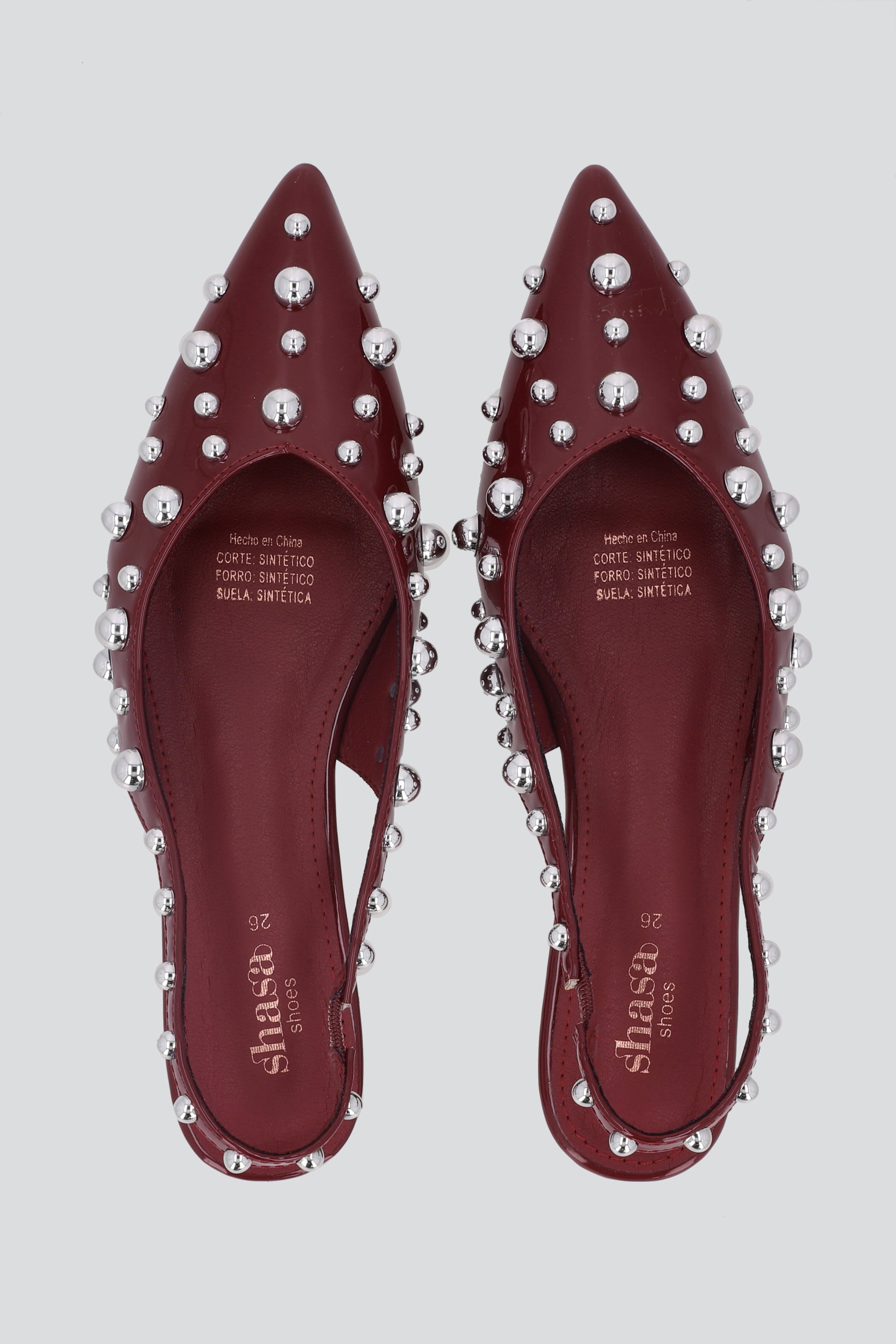 Flats studs pointy VINO