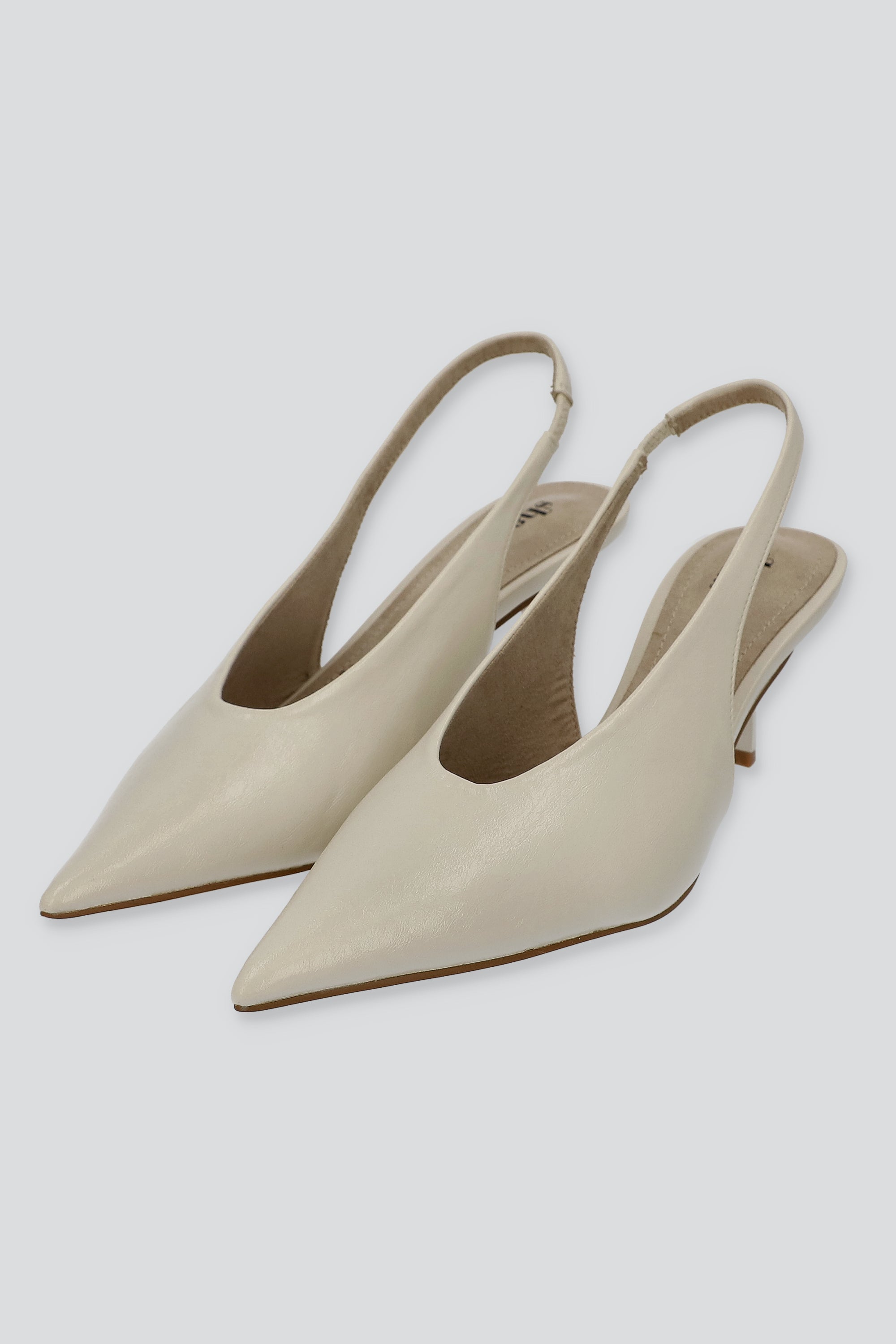 TACON POINTY LISO BLANCO