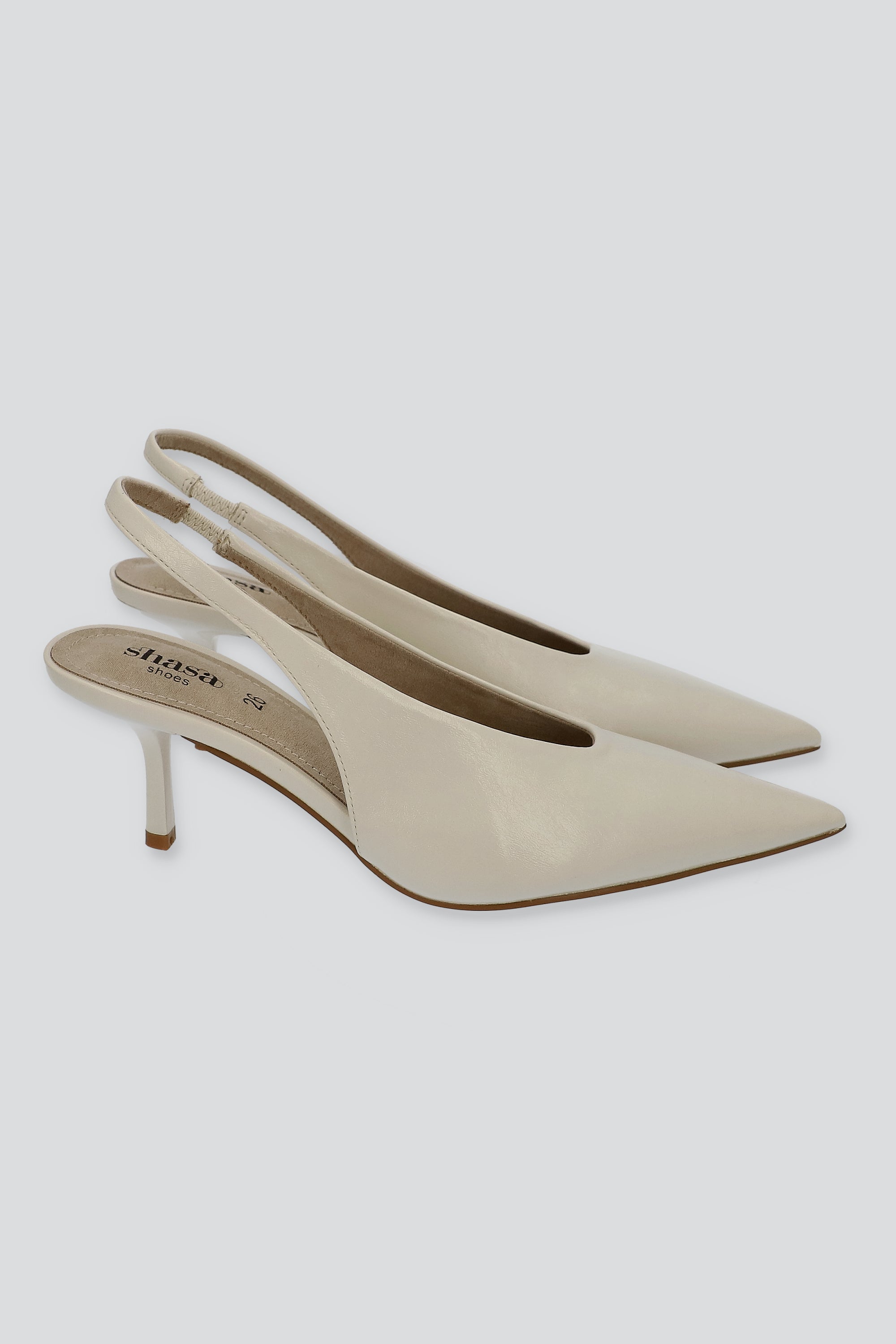 TACON POINTY LISO BLANCO