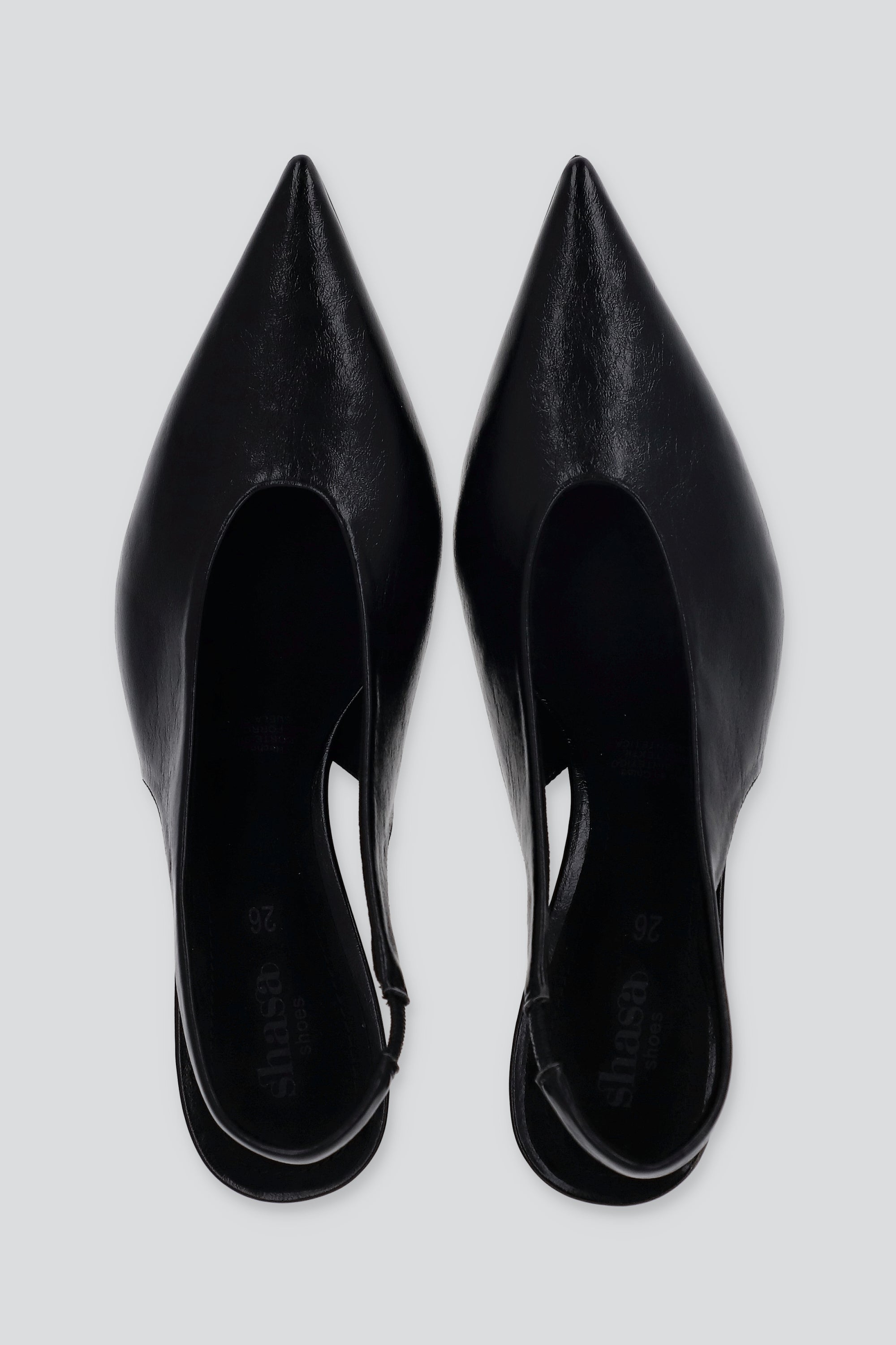 TACON POINTY LISO NEGRO