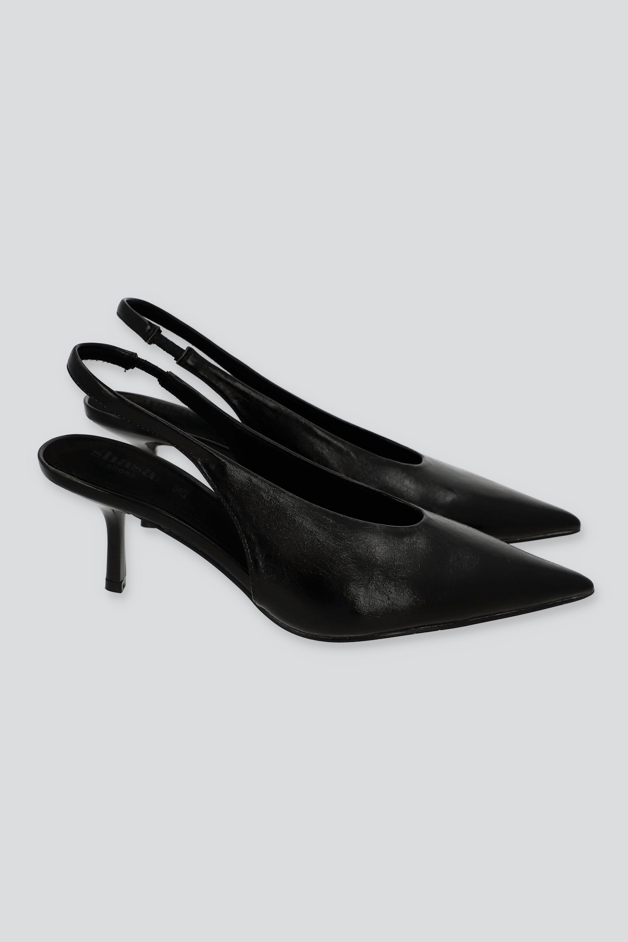 TACON POINTY LISO NEGRO