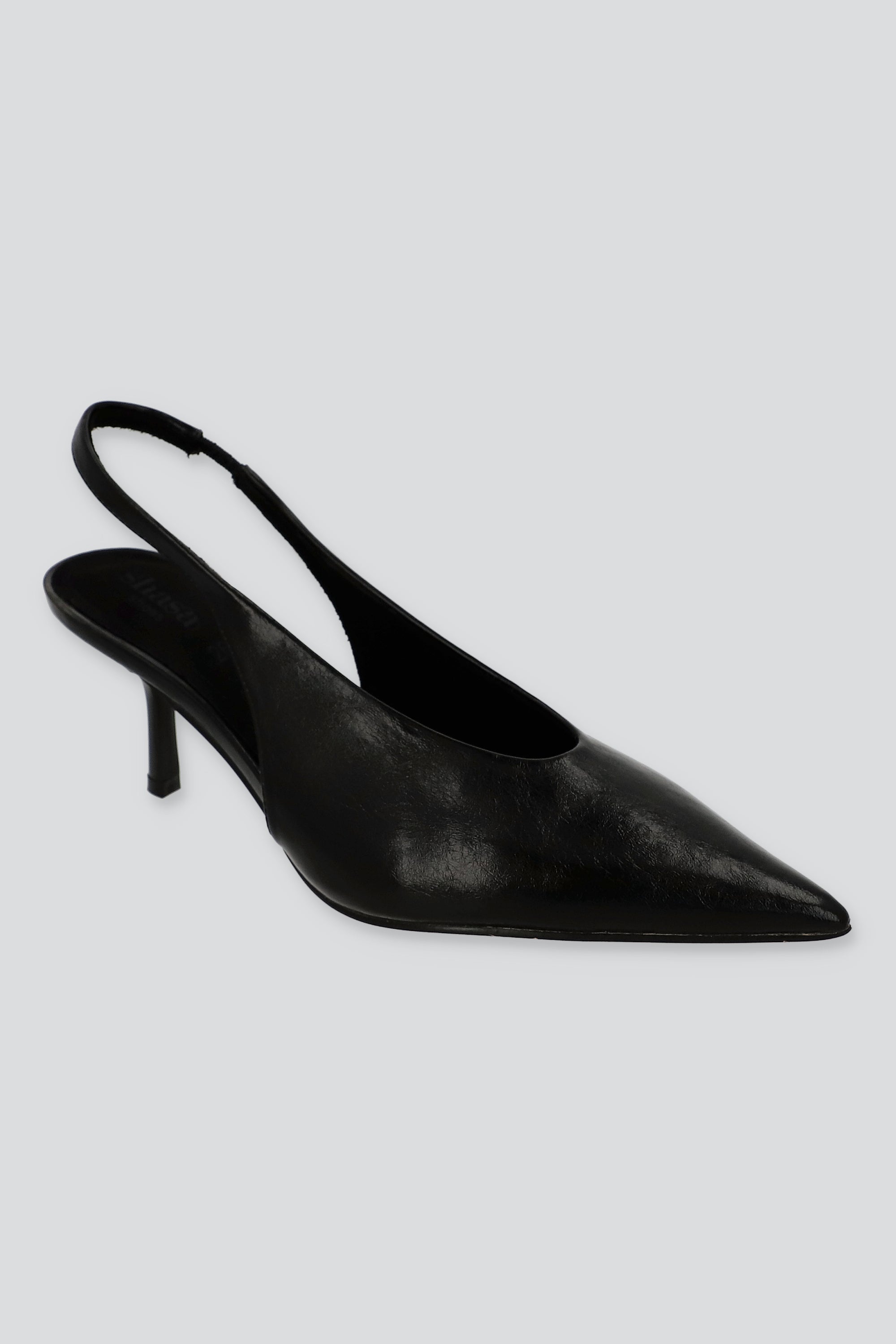 TACON POINTY LISO NEGRO