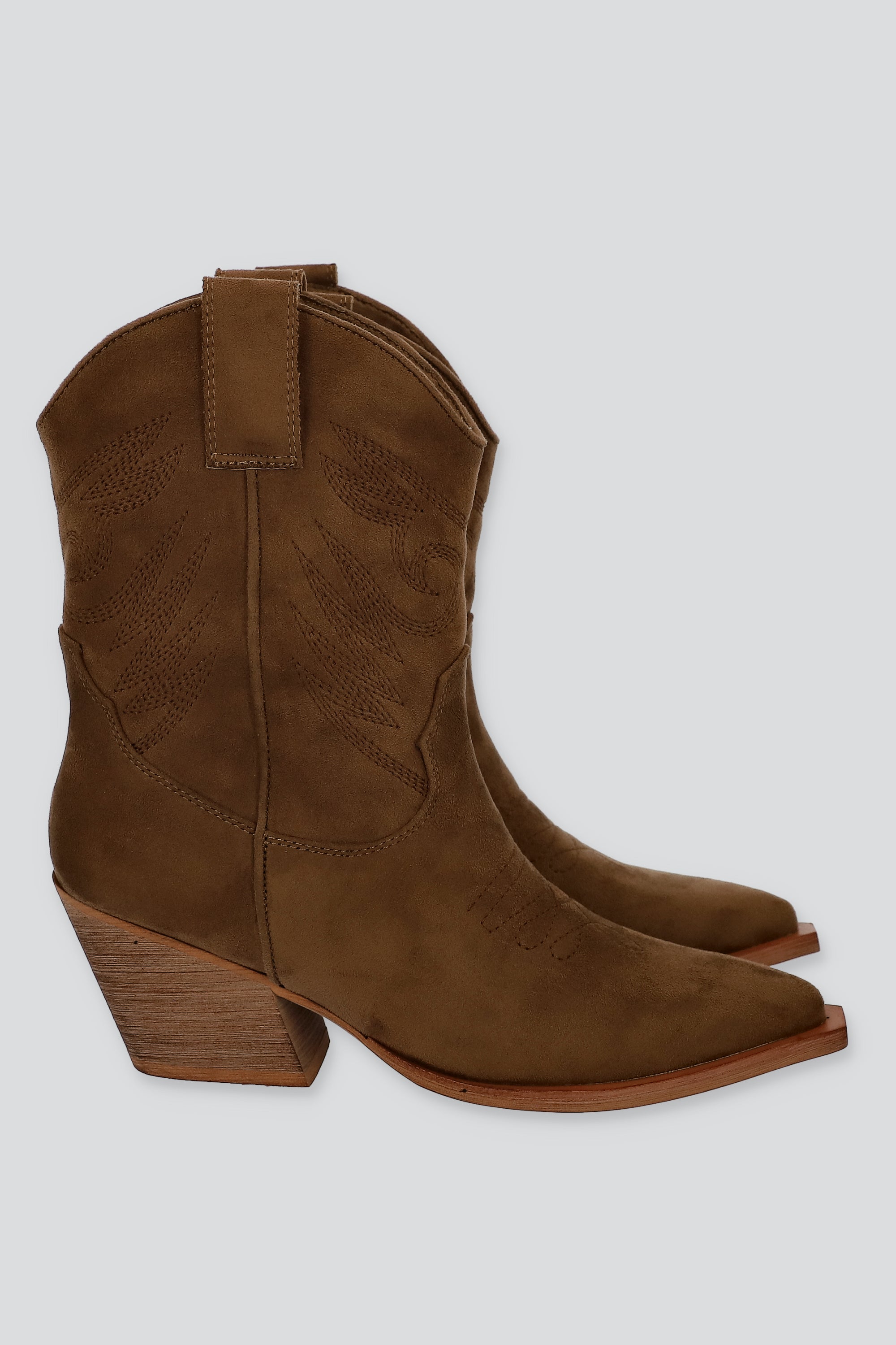 BOTIN VAQUERO SUADE CAMELLO