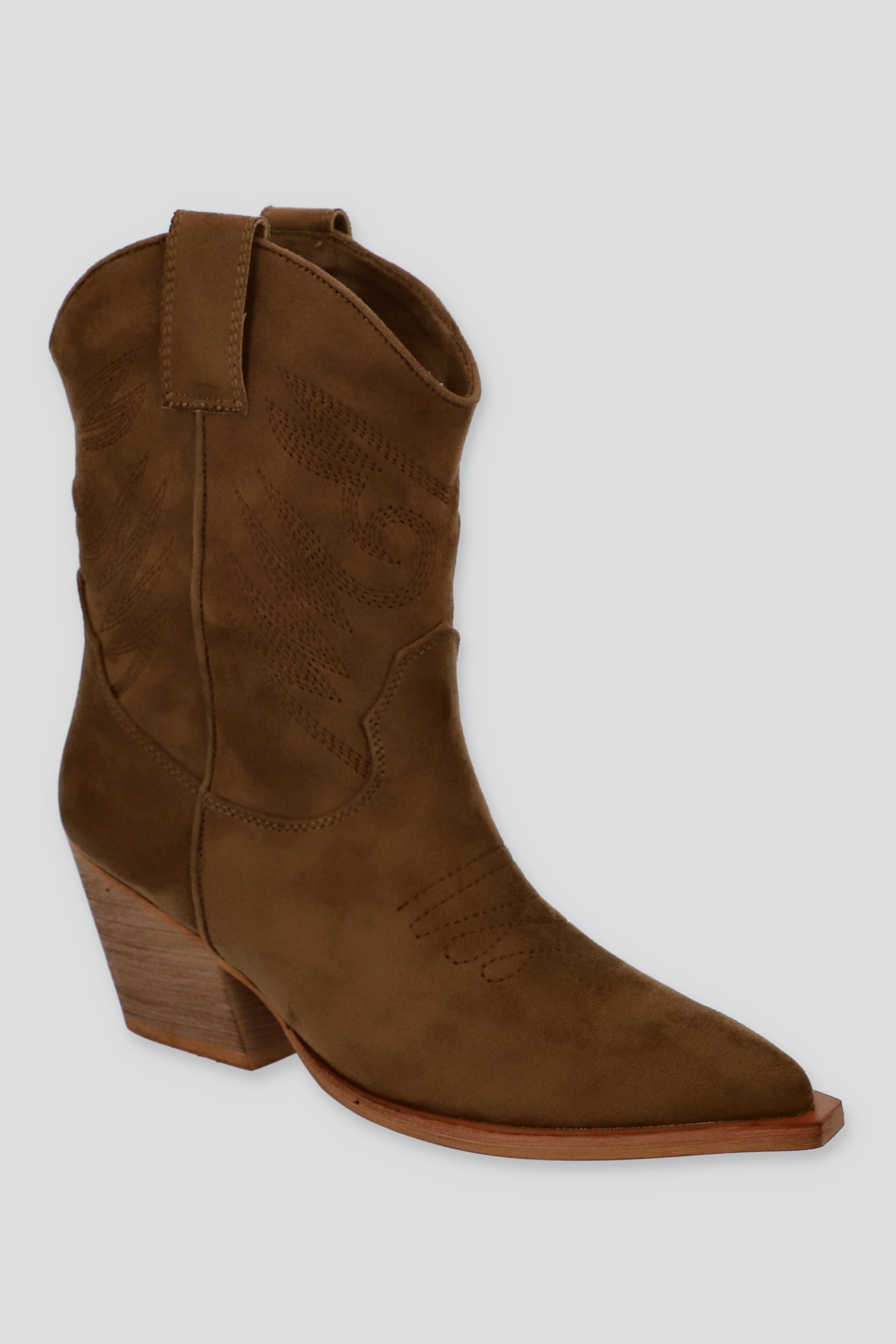 BOTIN VAQUERO SUADE CAMELLO