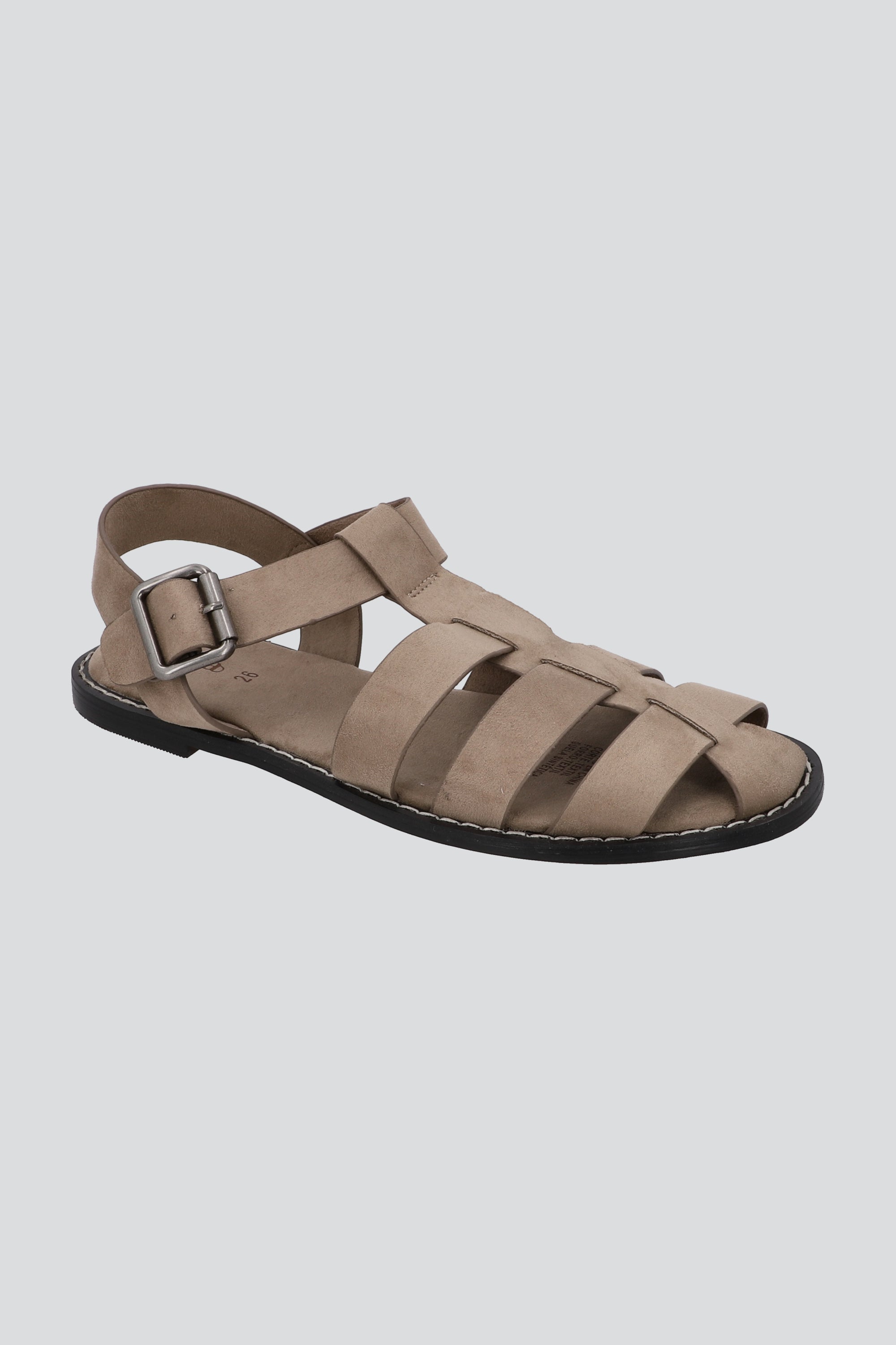 SANDALIA CANGREJERA SUADE TAUPE