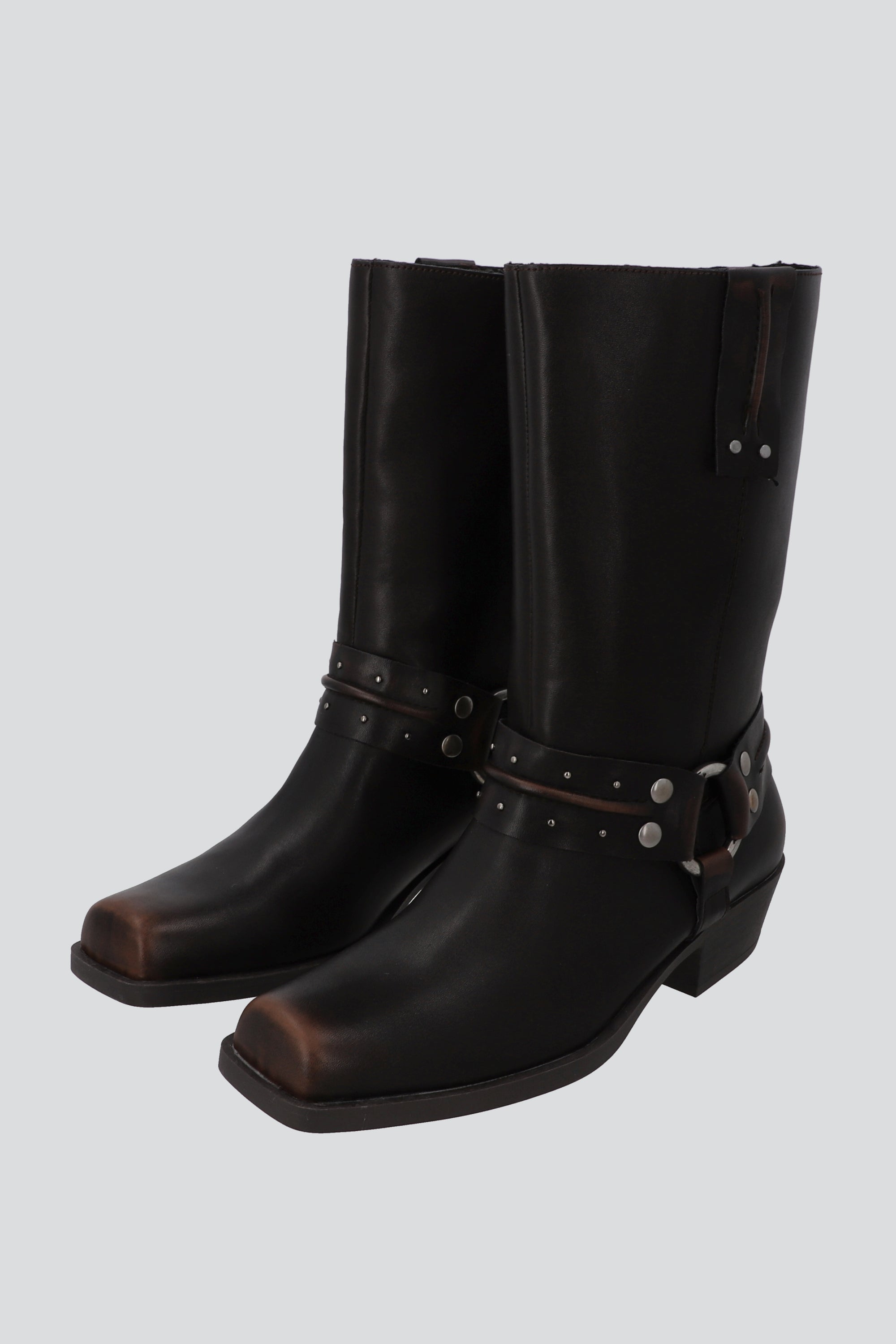 BOTA HEBILLA REDONDA CAFE
