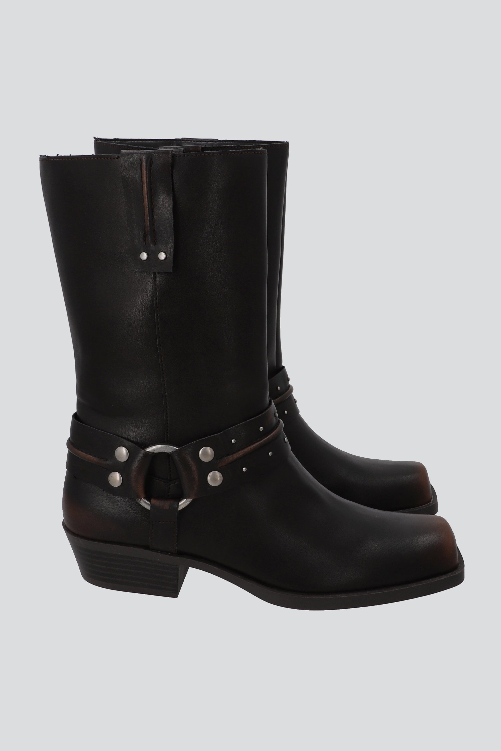 BOTA HEBILLA REDONDA CAFE