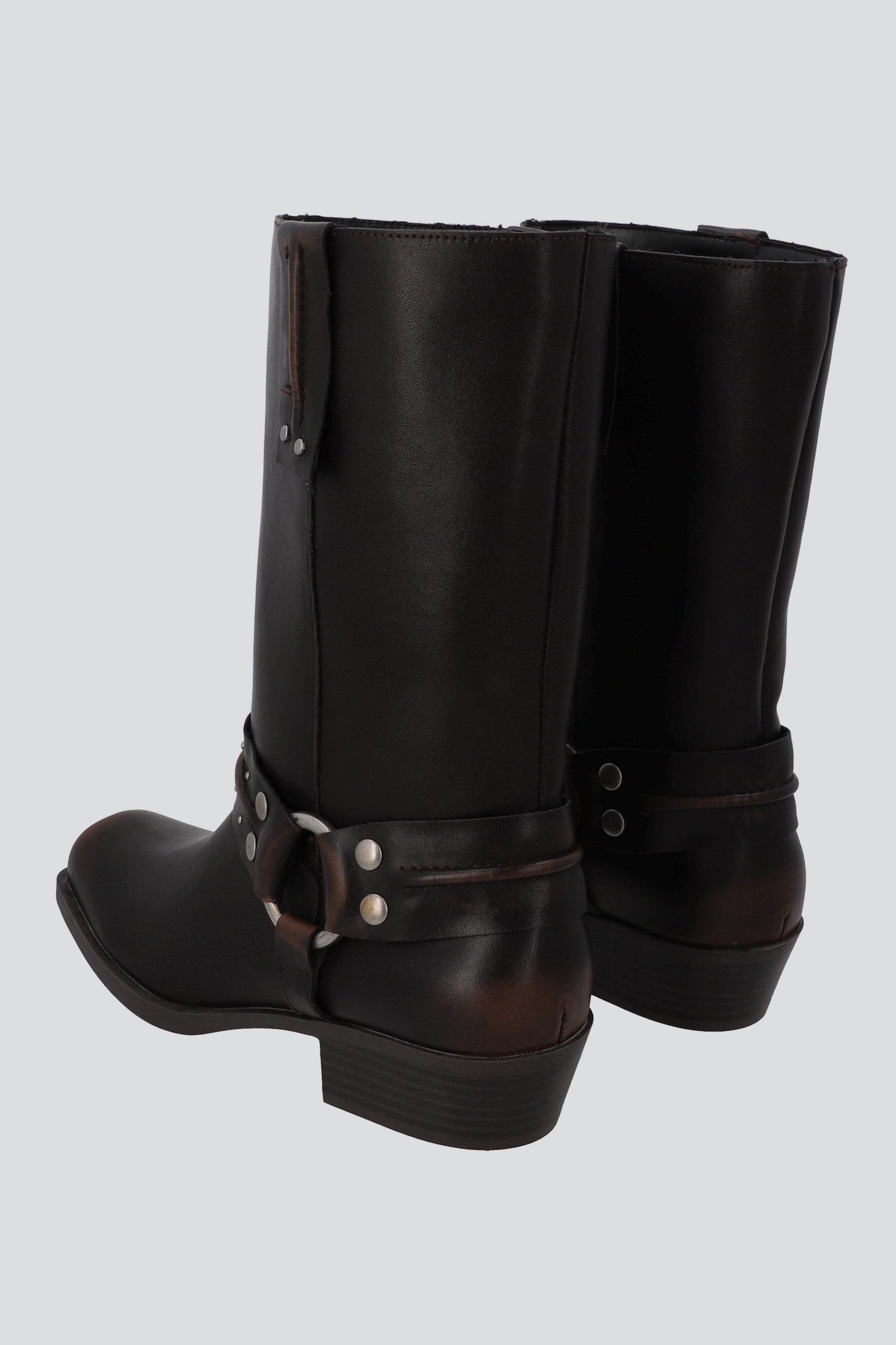 BOTA HEBILLA REDONDA CAFE