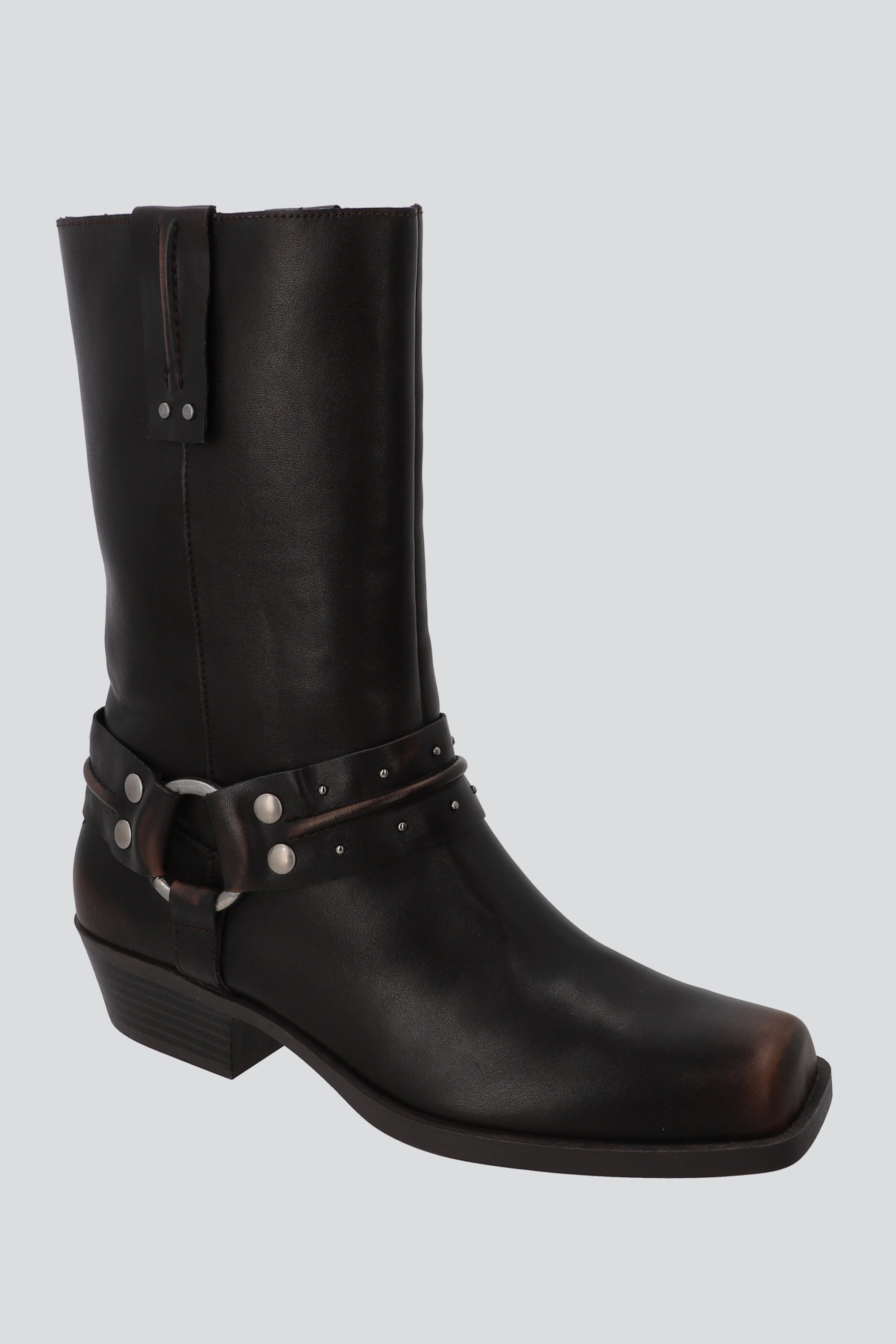 BOTA HEBILLA REDONDA CAFE