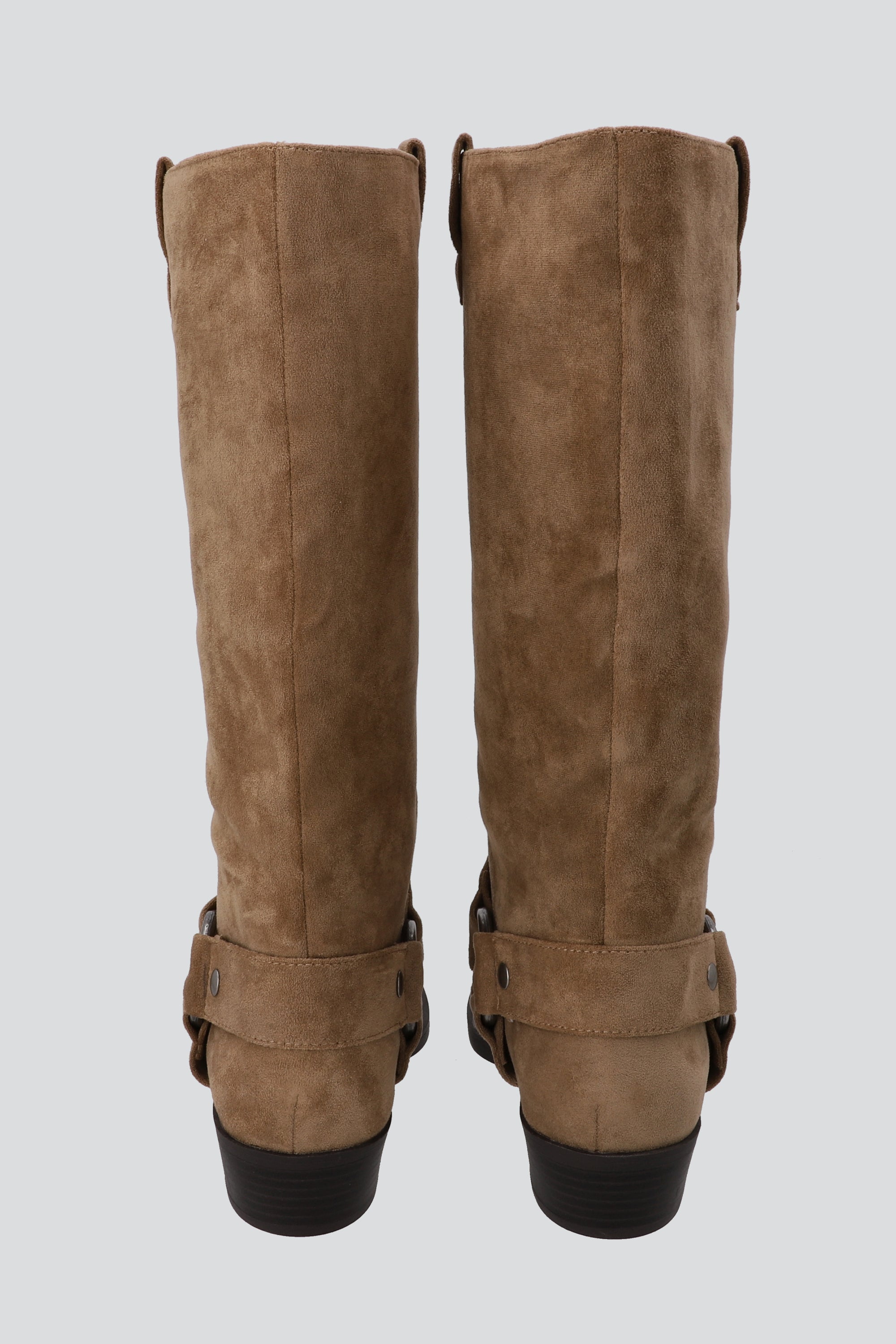 BOTA ALTA HEBILLAS CAMELLO
