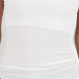Top asimetrico con textura