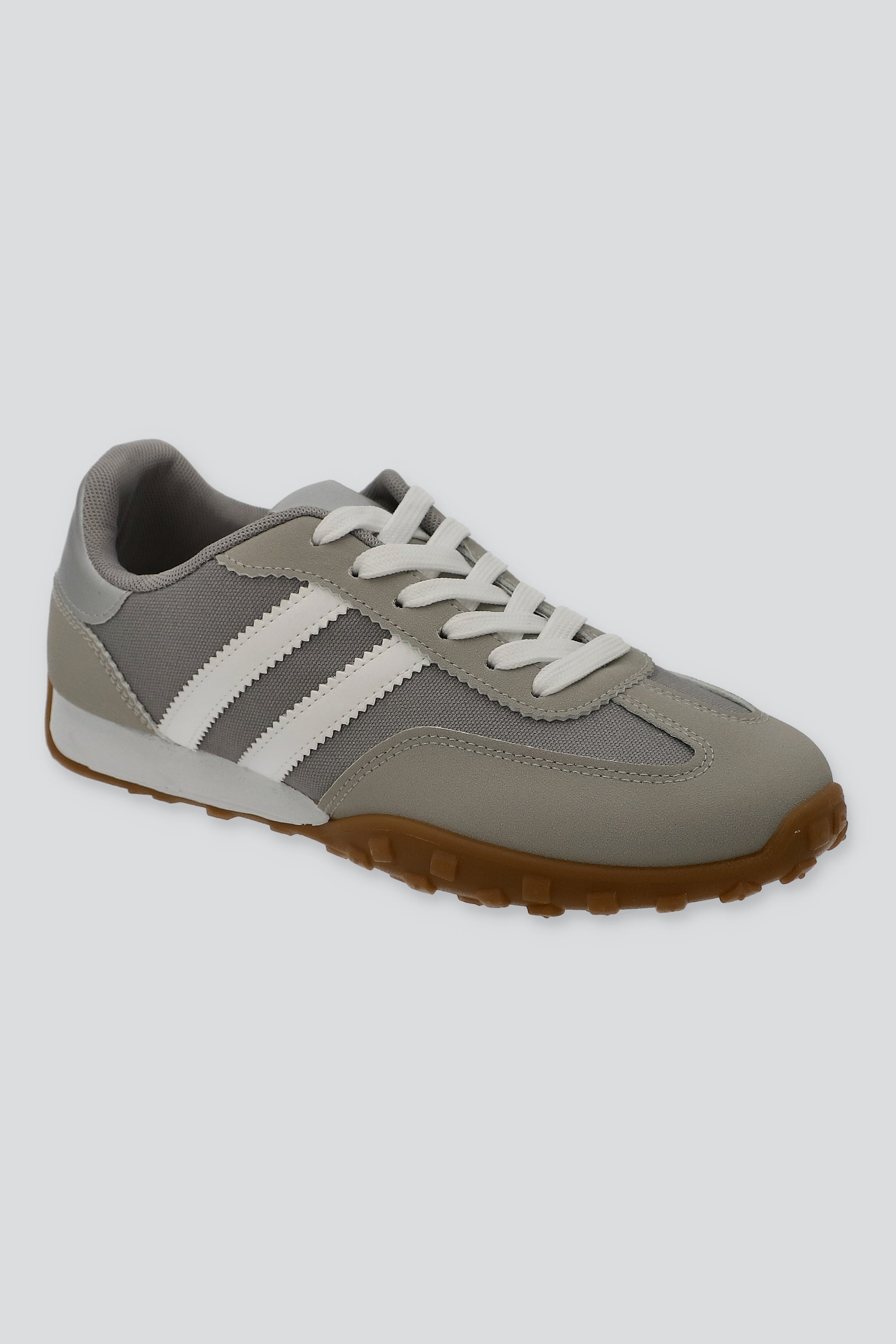 Tenis casual lineas impermeable GRIS