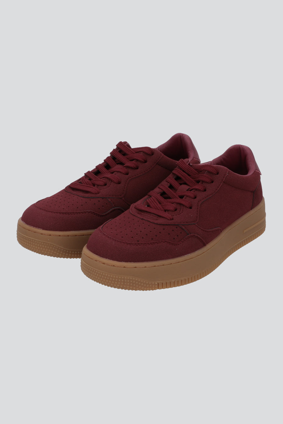 Tenis retro microfibra monocolor