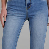 Jeans flare cintura media