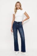 Jeans flare cintura media