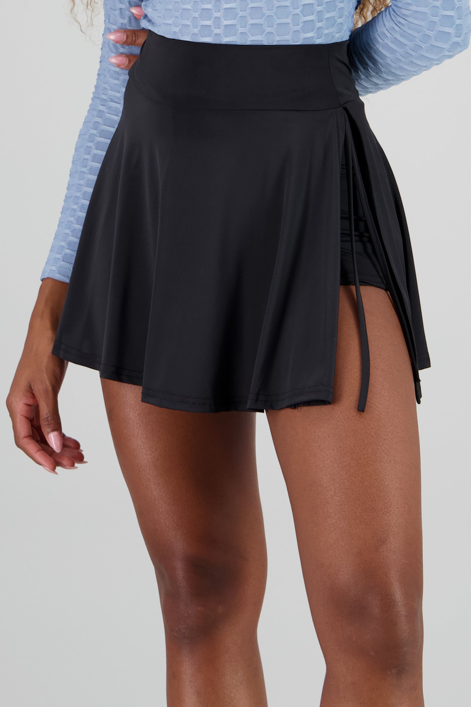 Falda short skater lisa NEGRO