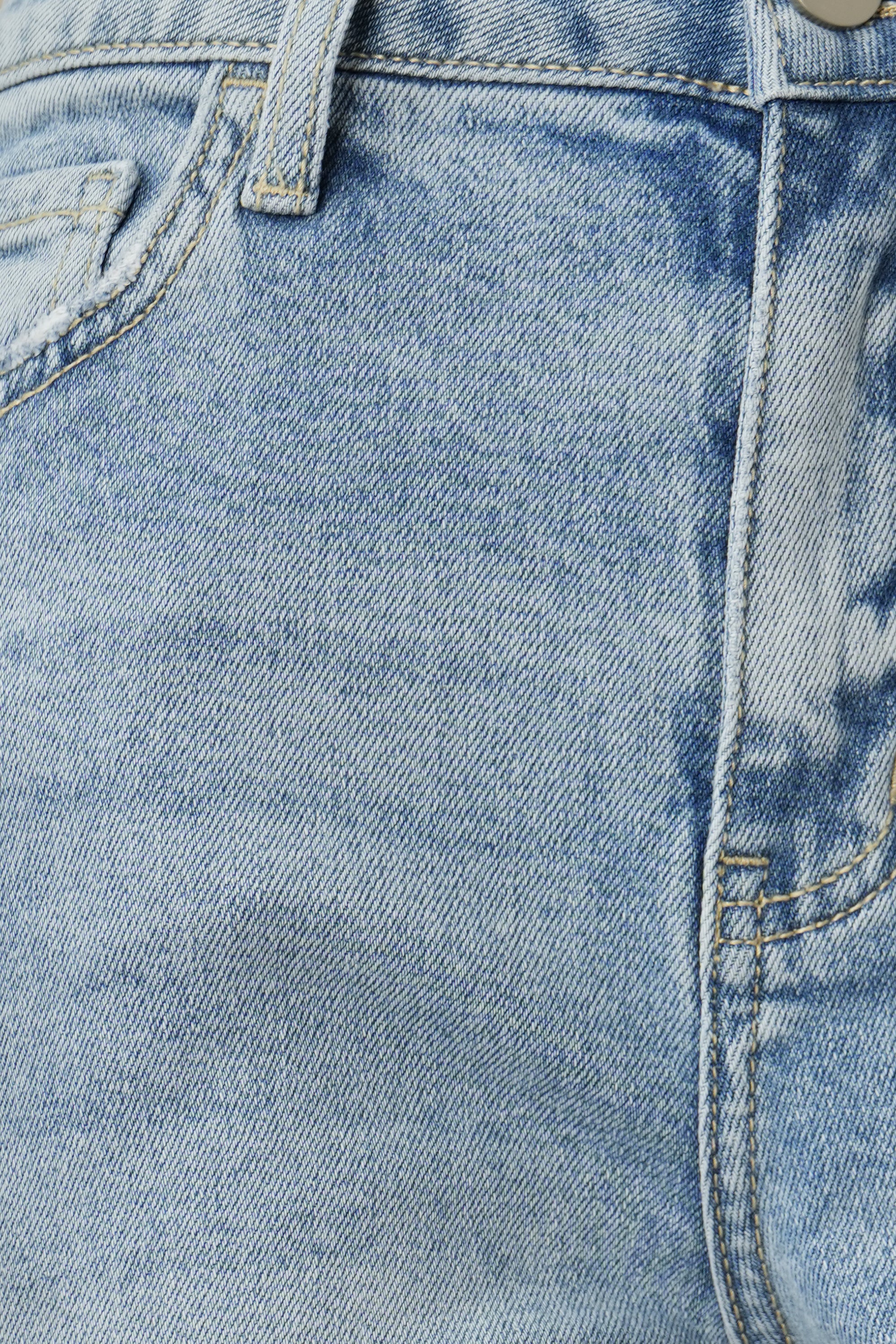 JEANS BARREL MID RISE LIGHT WASH