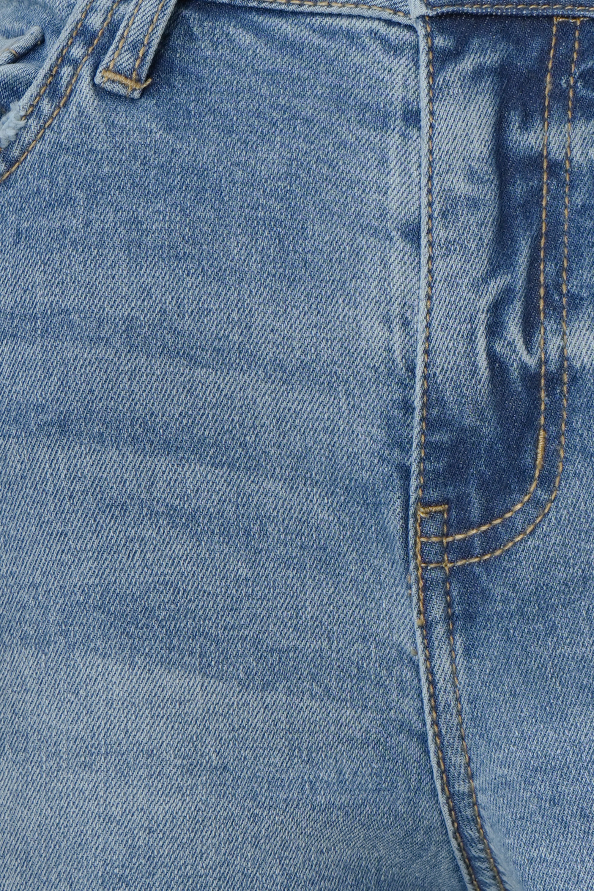 JEANS BARREL MID RISE MEDIUM WASH