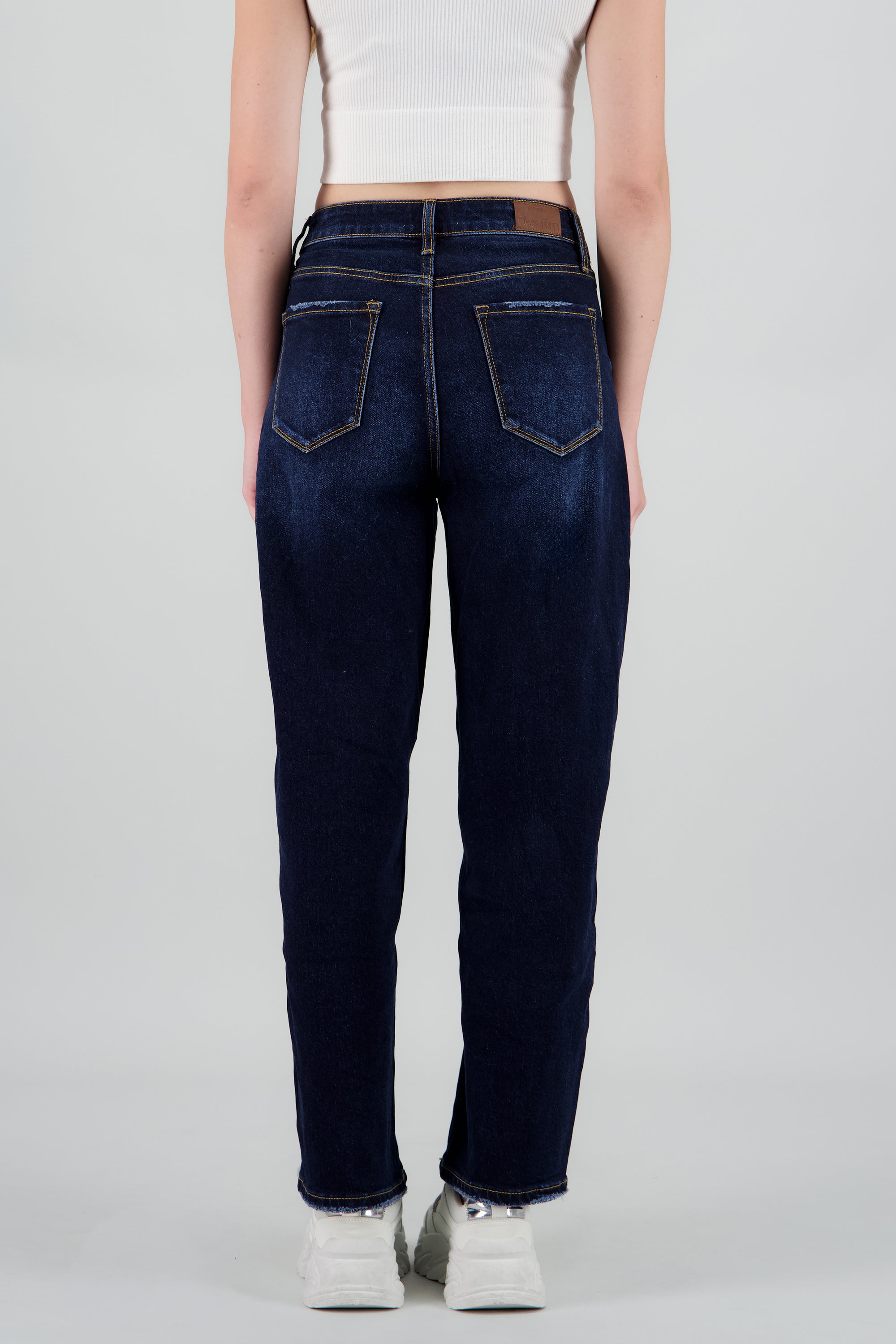 Jeans barrel mid rise INDIGO