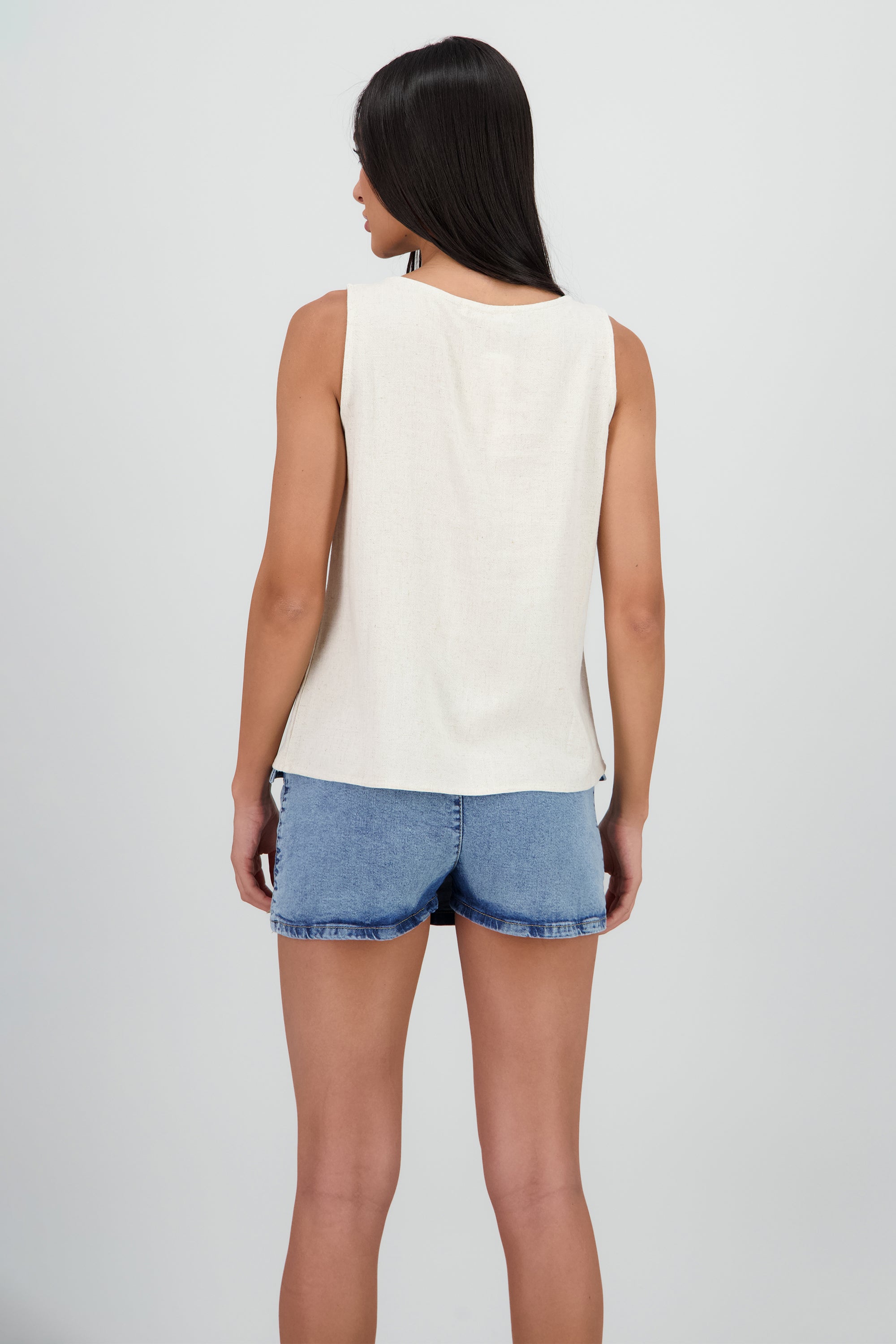CAMISA MANGA CORTA BEIGE