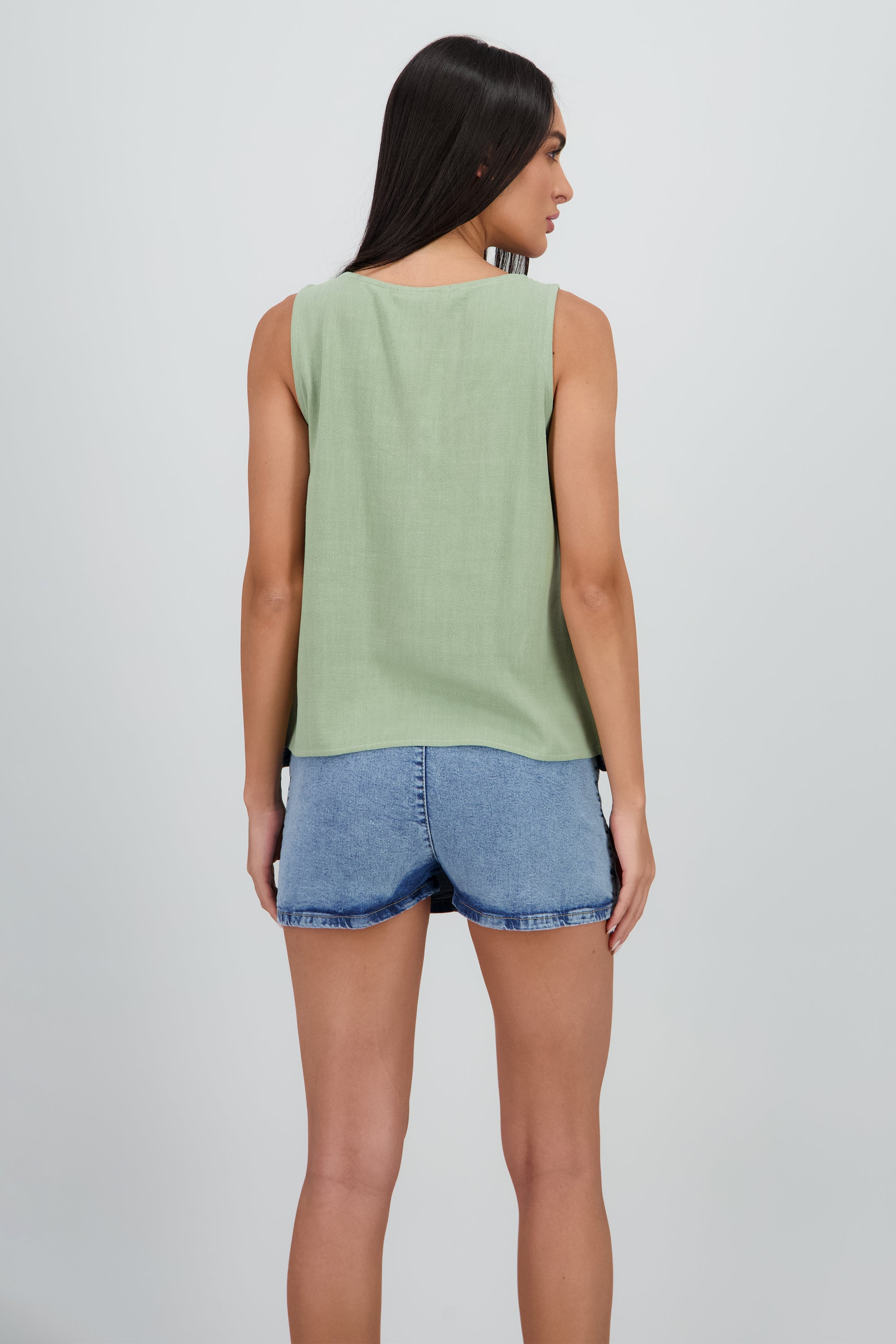 CAMISA MANGA CORTA VERDE