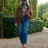 JEANS CROPPED MID RISE