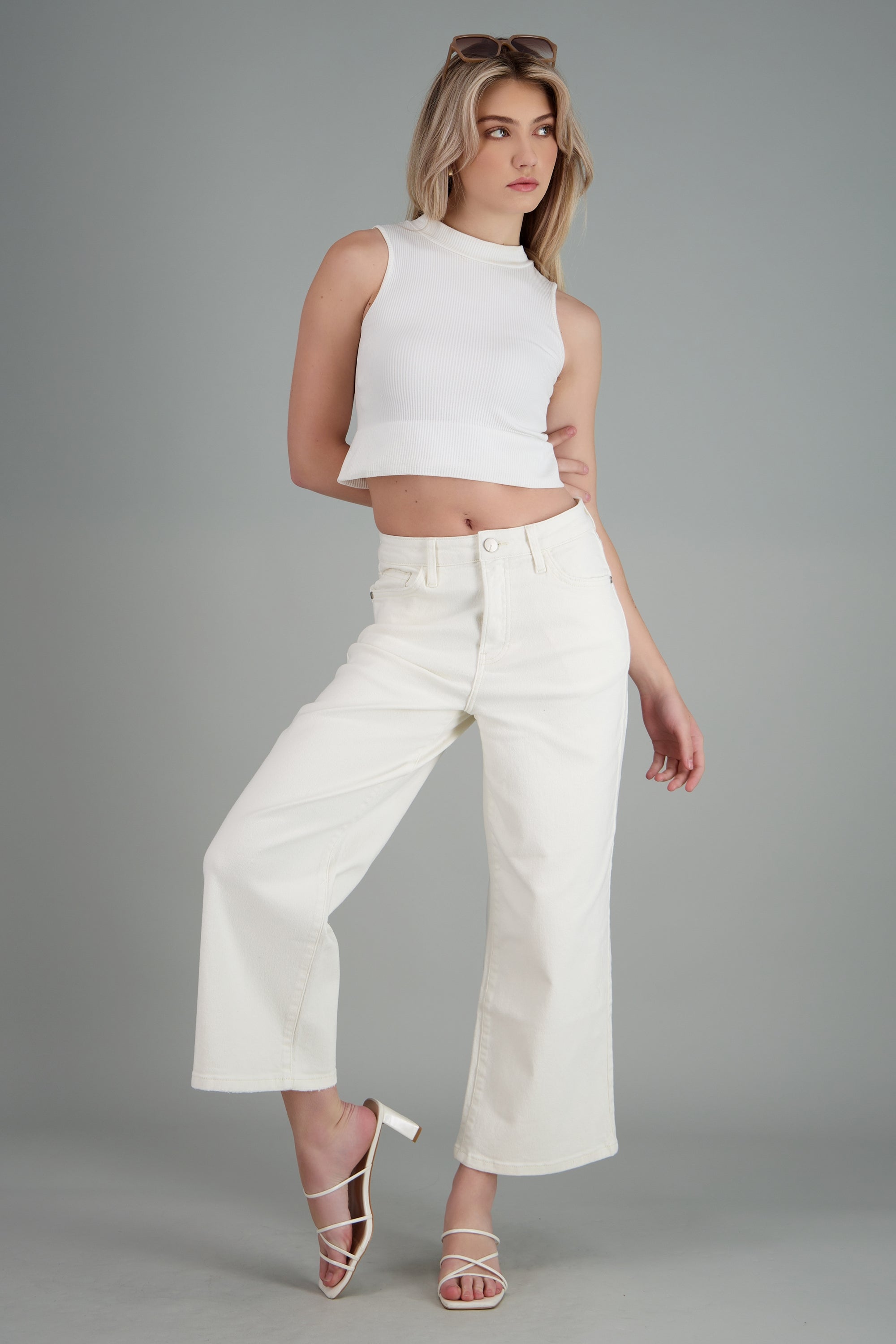 Jeans culotte mid rise HUESO