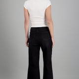 JEANS CROPPED MID RISE