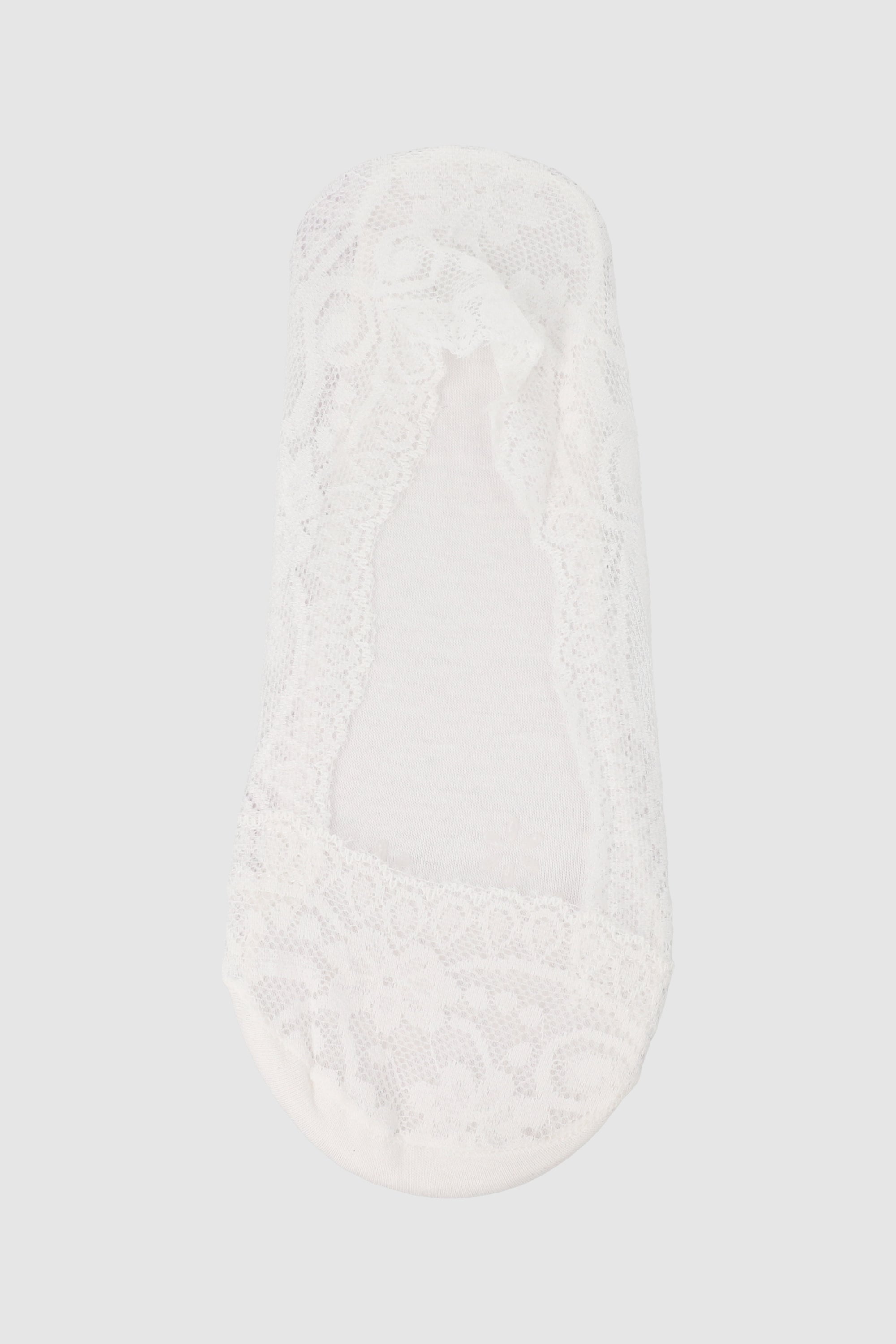 Cubrepie encaje BLANCO
