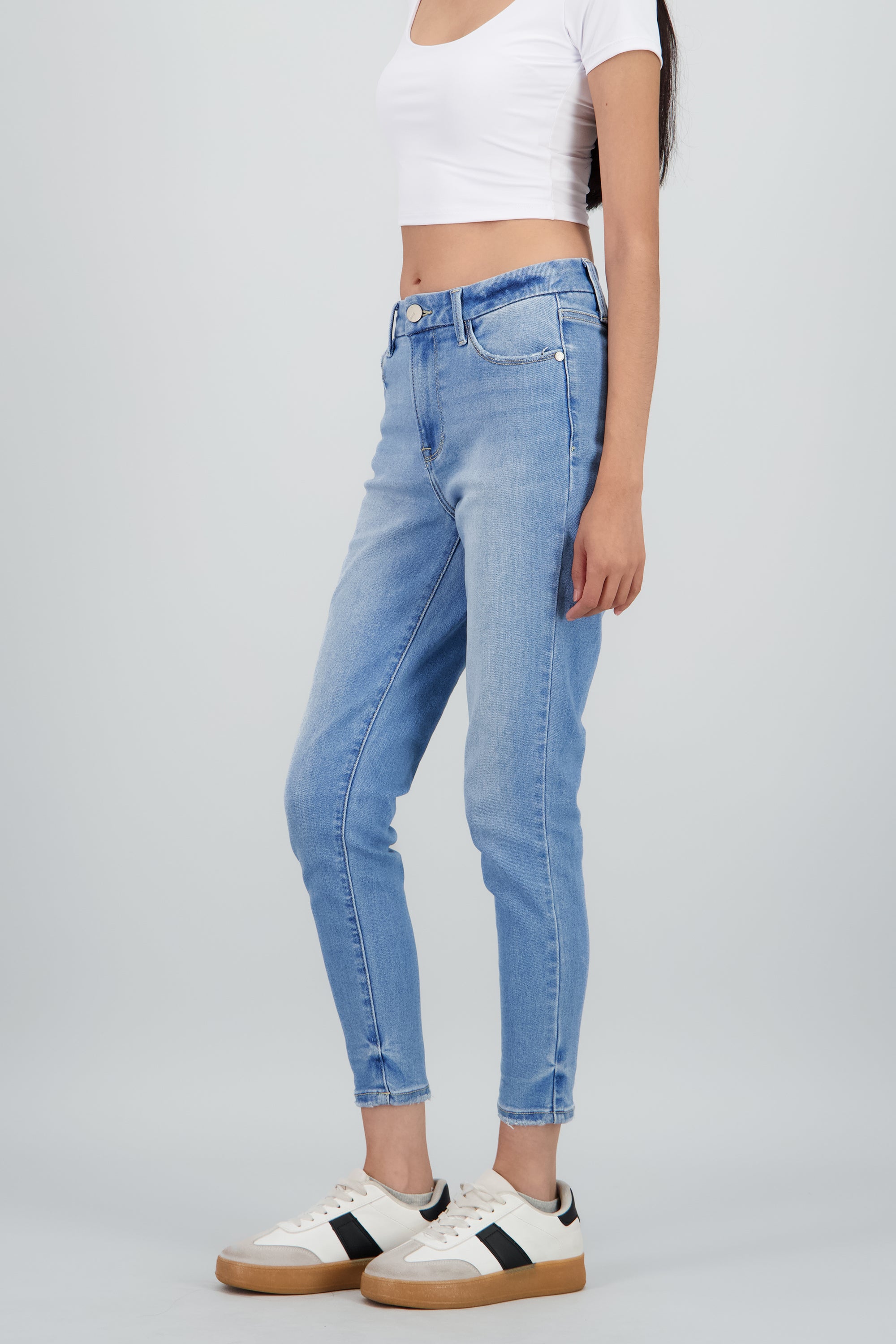 Jeans skinny mid rise LIGHT WASH