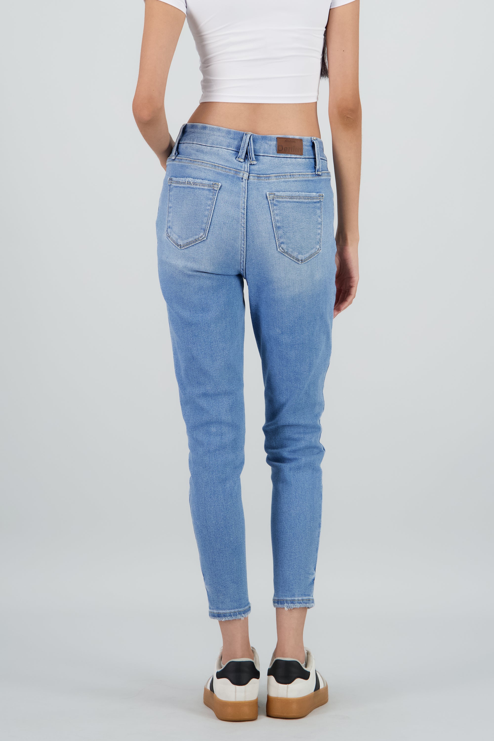 Jeans skinny mid rise LIGHT WASH