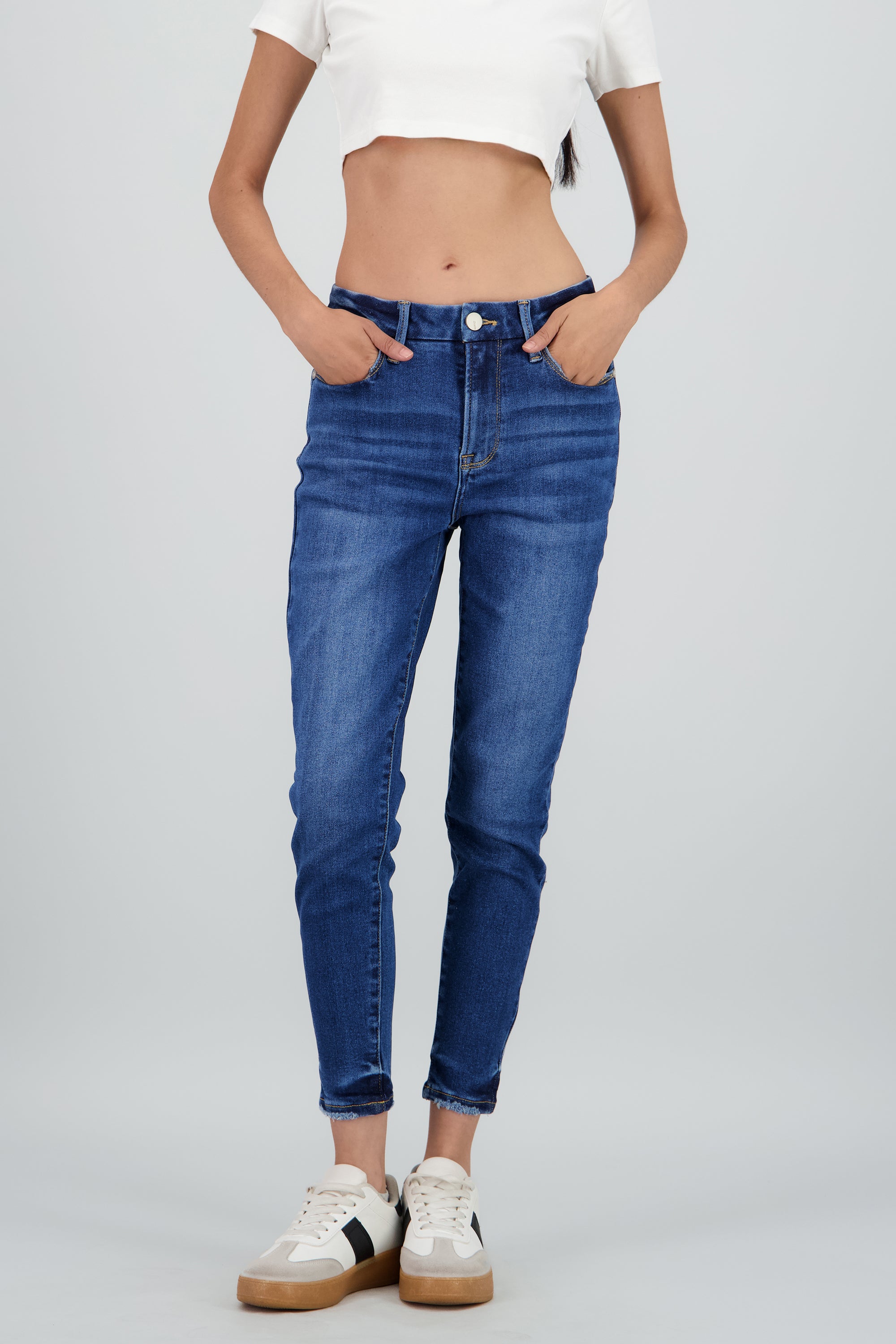 Jeans skinny mid rise MEDIUM WASH