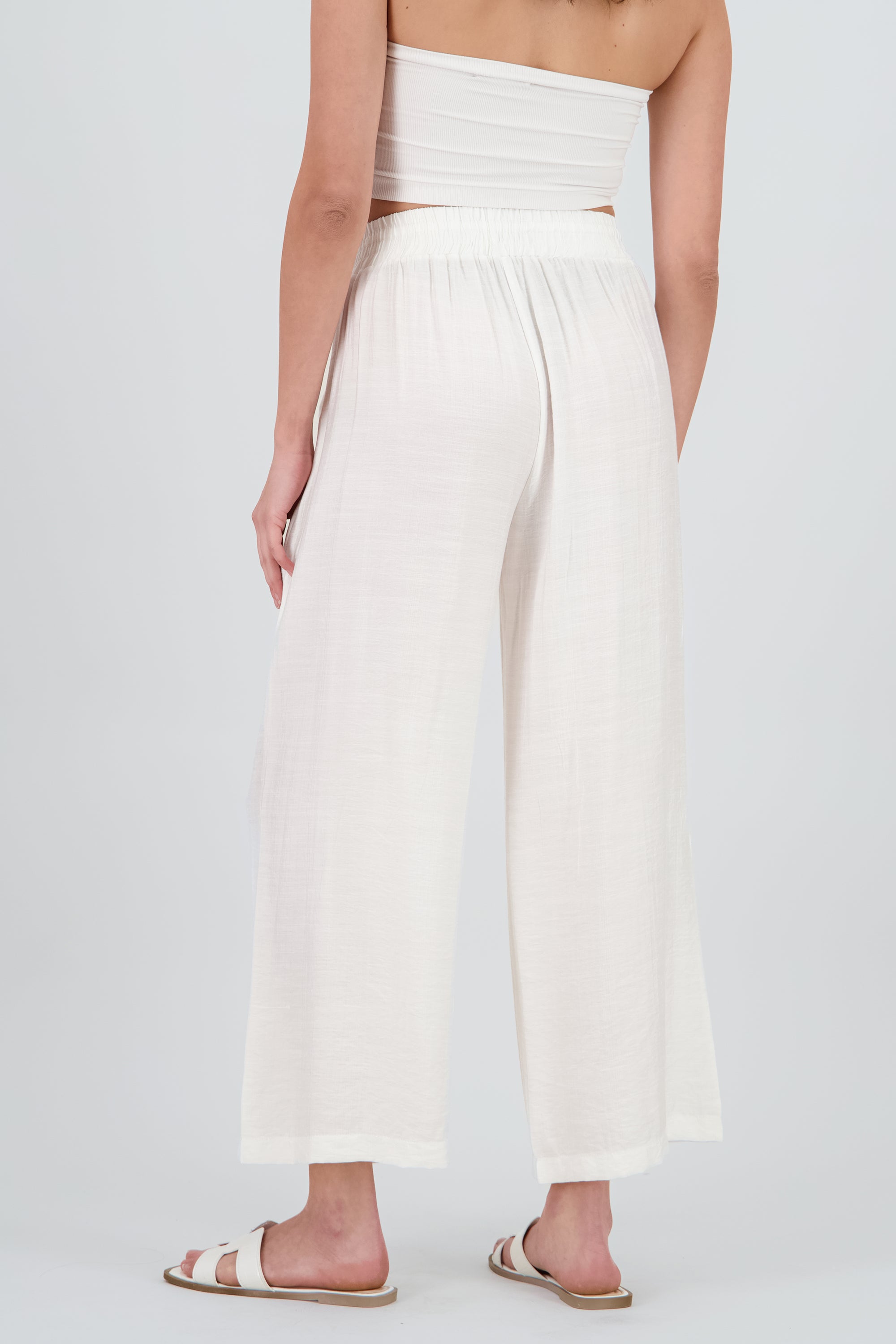 PANTALON AMPLIO BLANCO