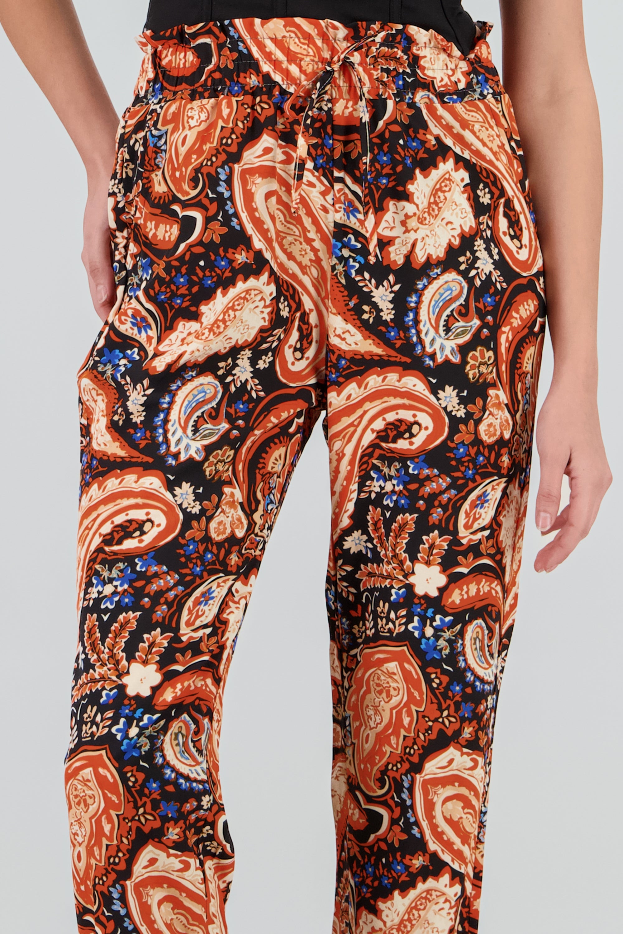 PANTALON ESTAMPADO NARANJA COMBO