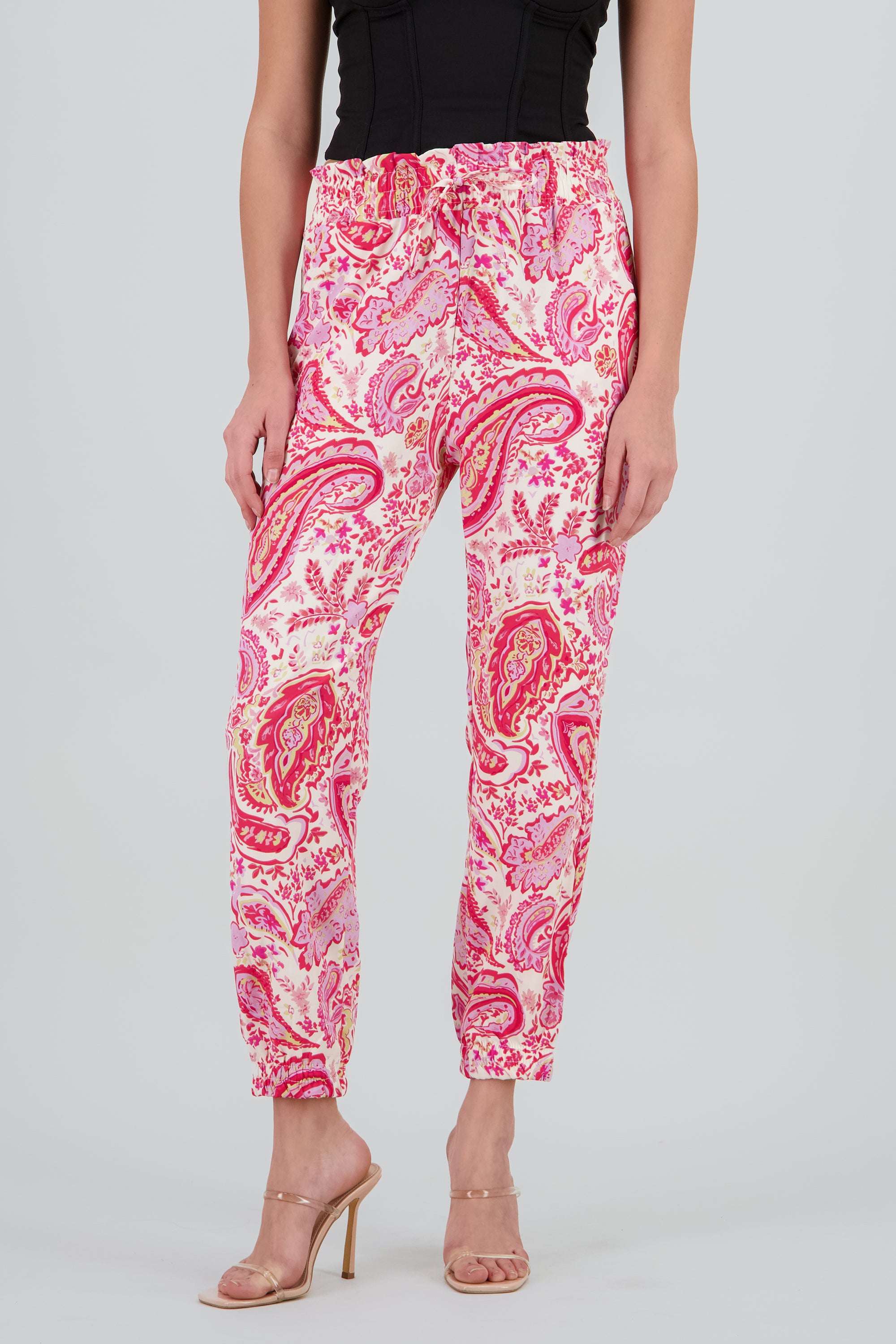 PANTALON ESTAMPADO ROSA COMBO