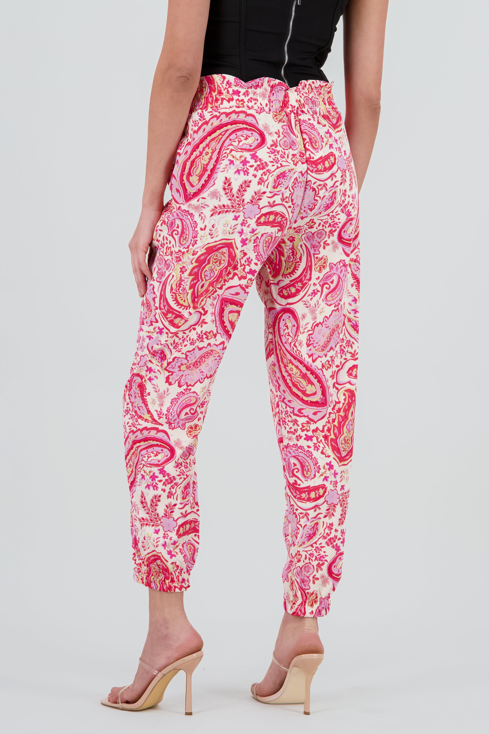 PANTALON ESTAMPADO ROSA COMBO