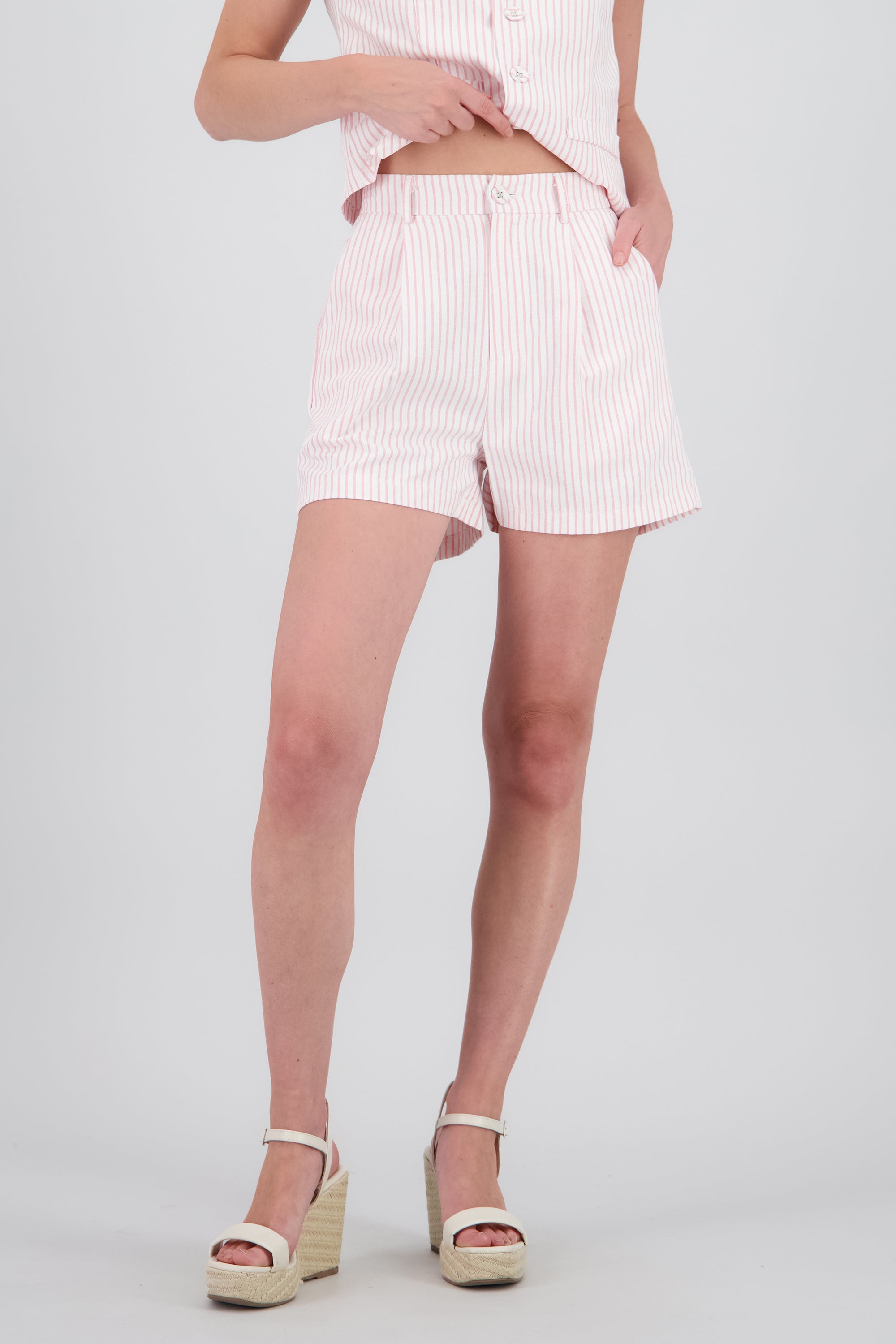 Short amplio rayas ROSA