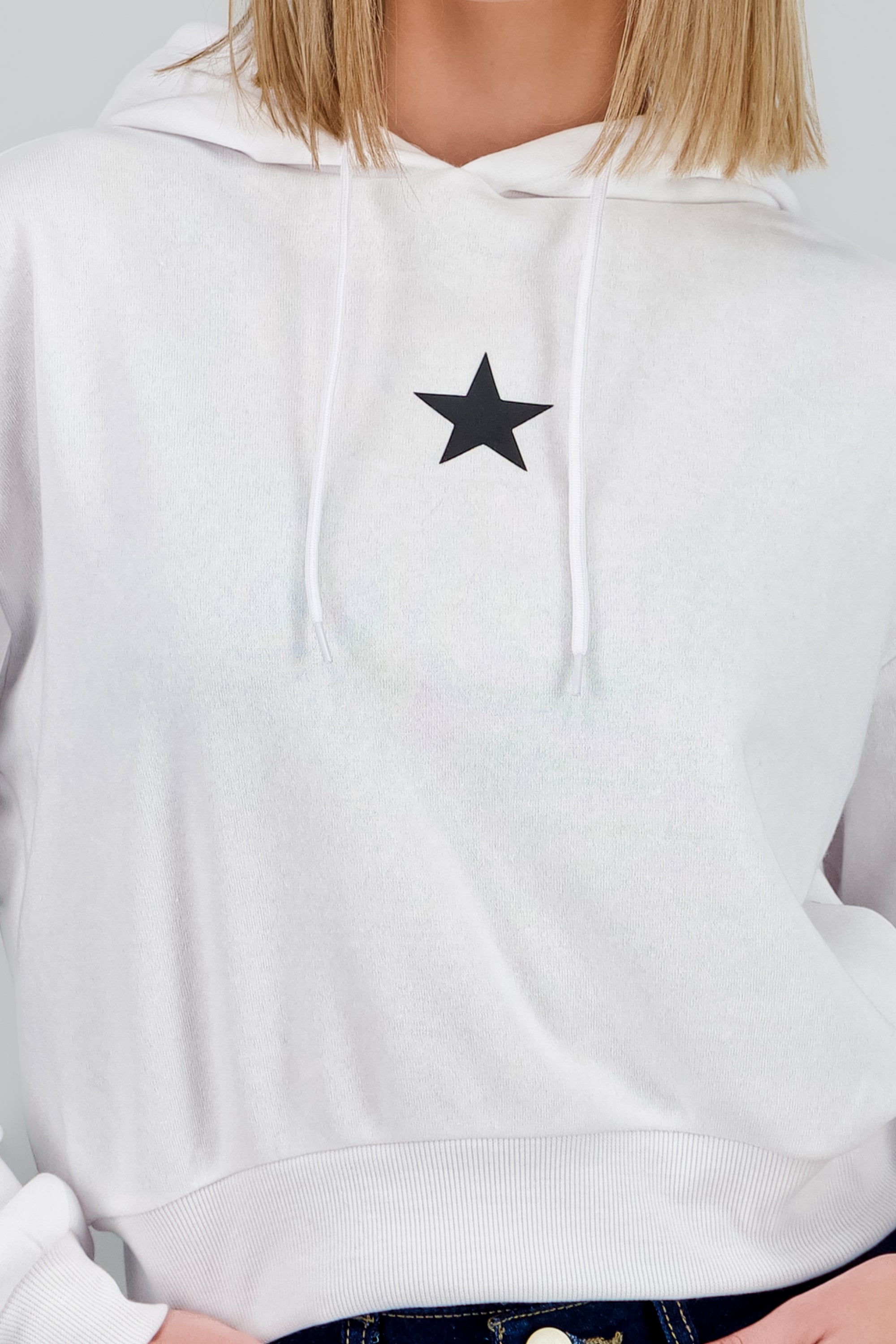 Sudadera con estampado de estrella BLANCO COMBO