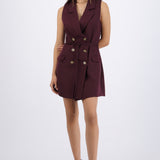 Vestido blazer botones