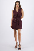 Vestido blazer botones