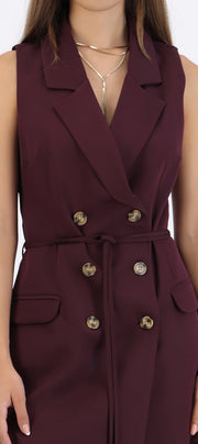 Vestido blazer botones
