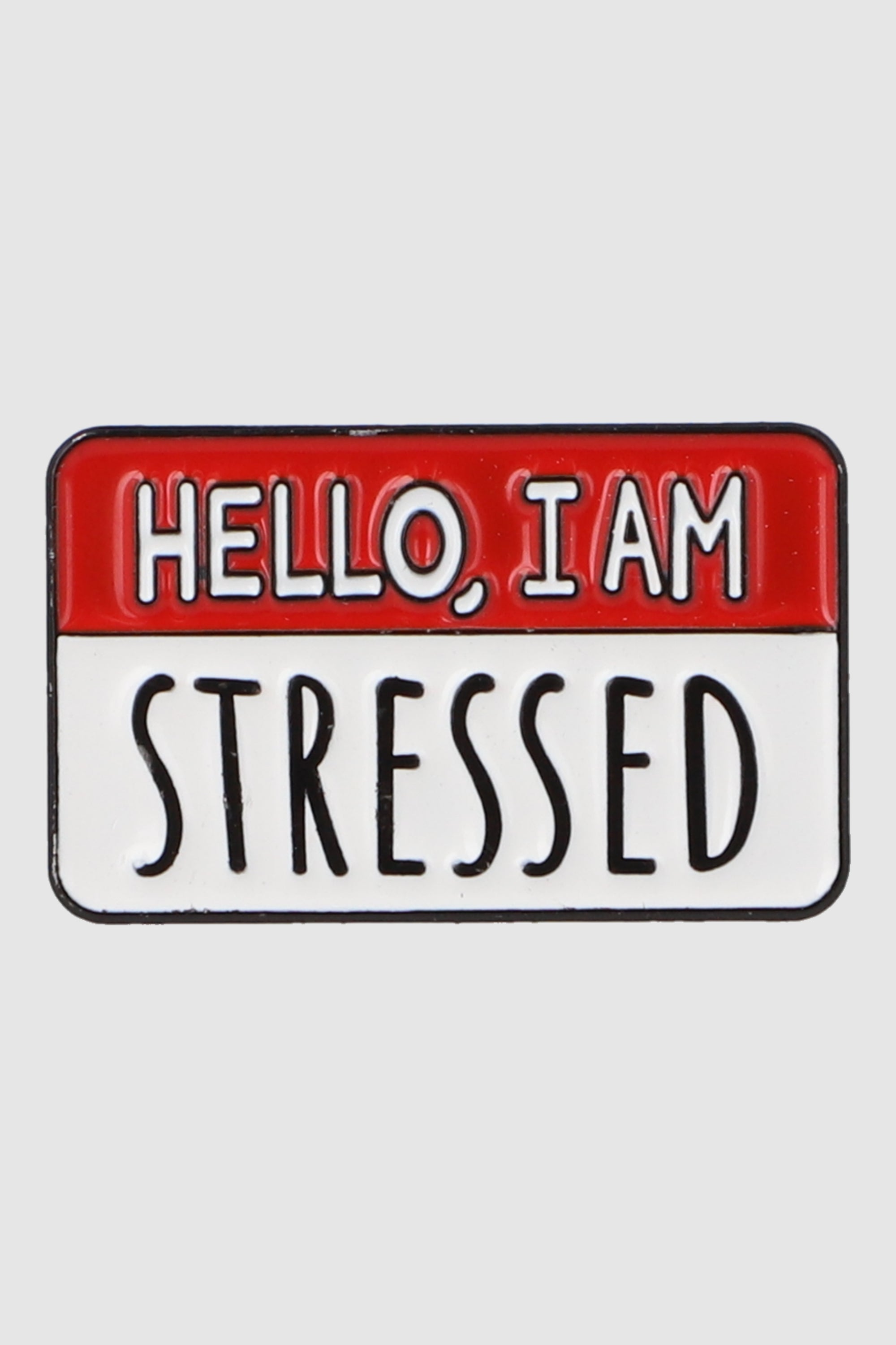 Pin hello im stressed ROJO
